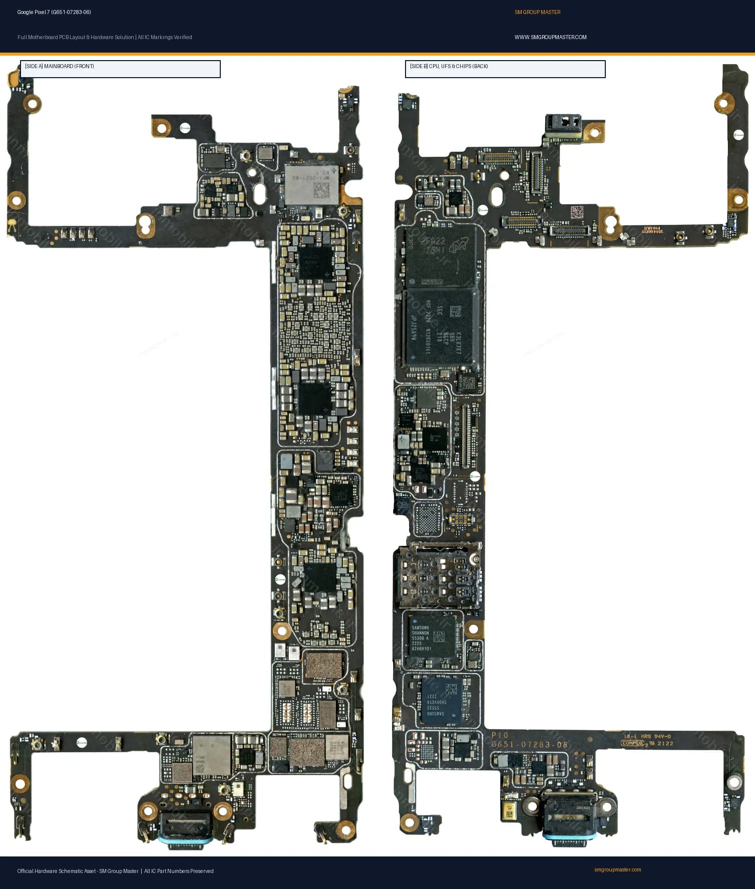 Preview image for Google Pixel 7 (G651-07283-06) Hardware Solution & Motherboard Layout Tested
