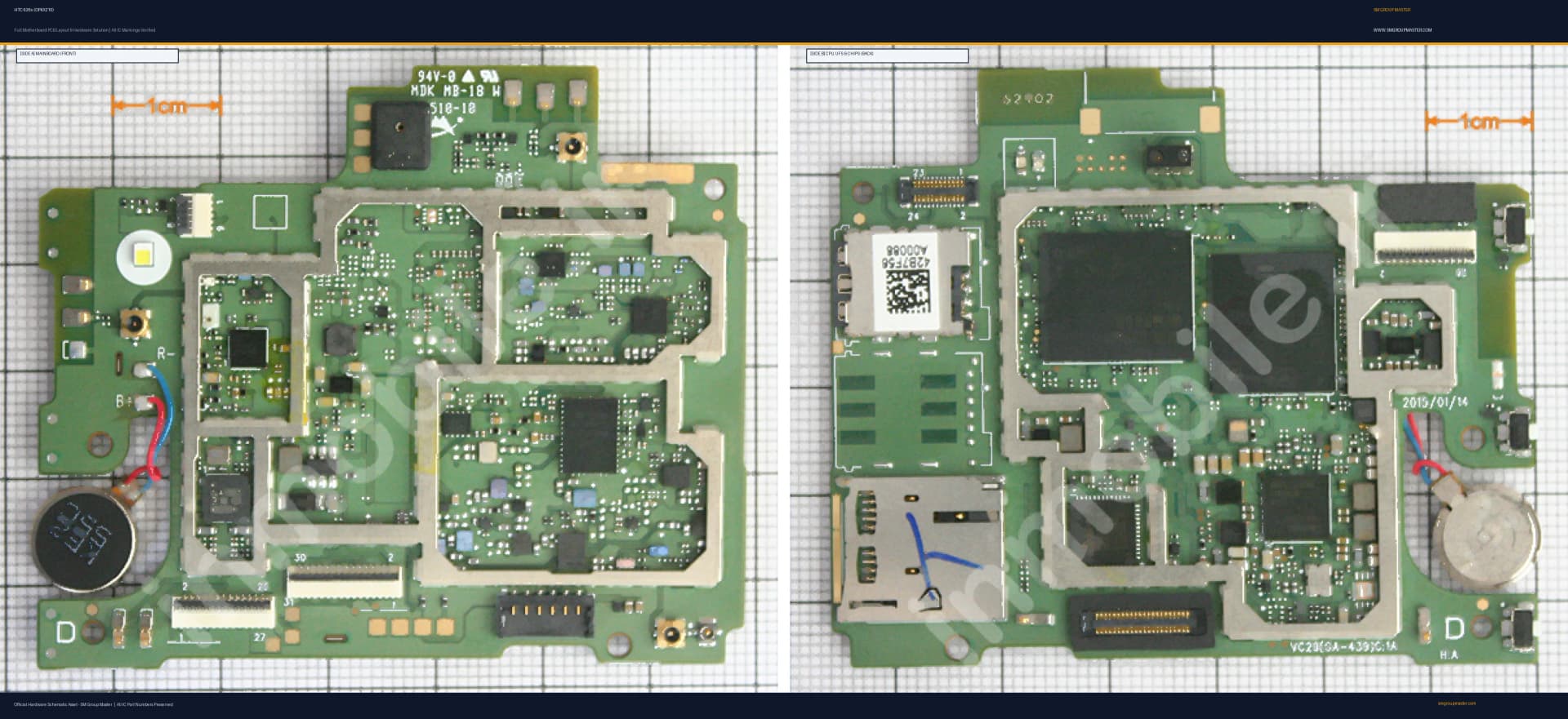 Preview image for HTC 626x (OPKX210) Hardware Solution & Motherboard Layout
