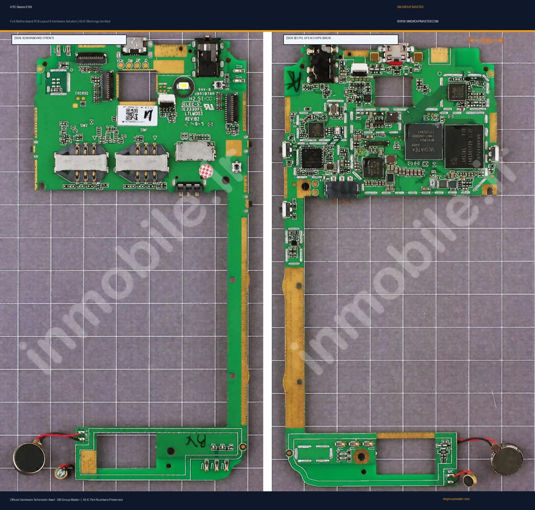 Preview image for HTC Desire 516t Hardware Solution & Motherboard Layout
