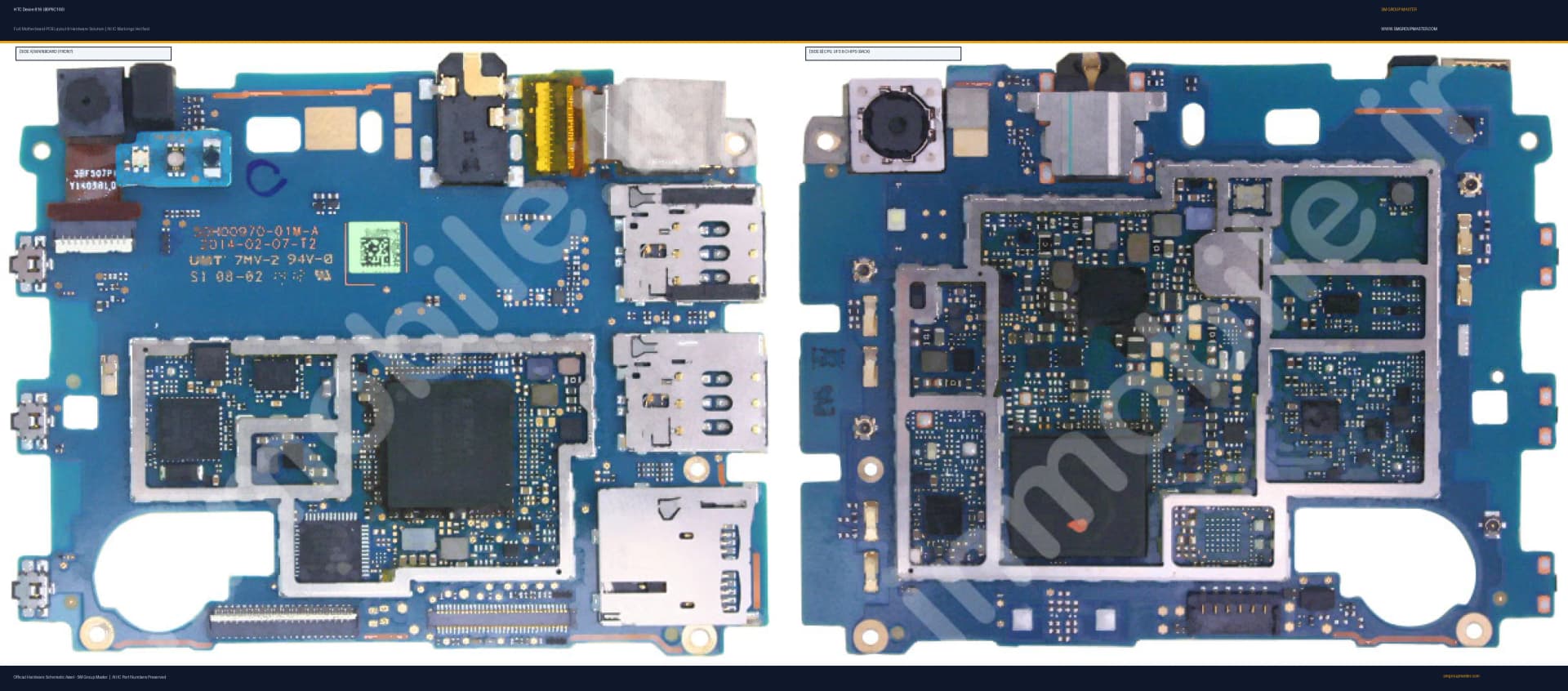 Preview image for HTC Desire 816 (B0P9C100) Hardware Solution & Motherboard Layout