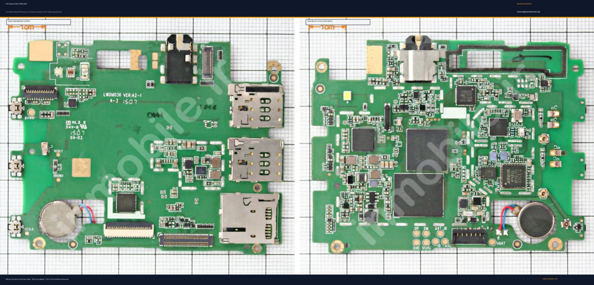 Preview image for HTC Desire 816h (0PGL200) Hardware Solution & Motherboard Layout