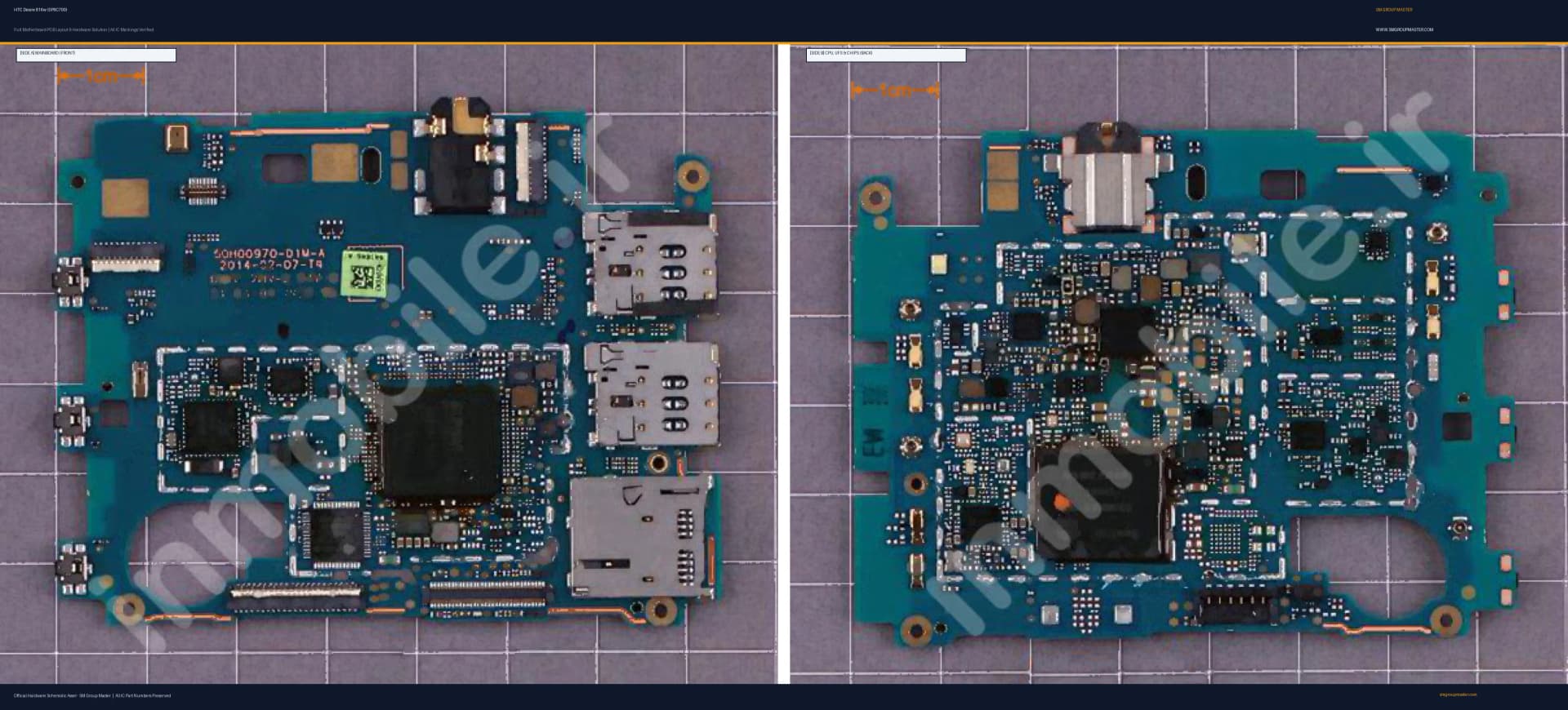 Preview image for HTC Desire 816w (0P9C700) Hardware Solution & Motherboard Layout