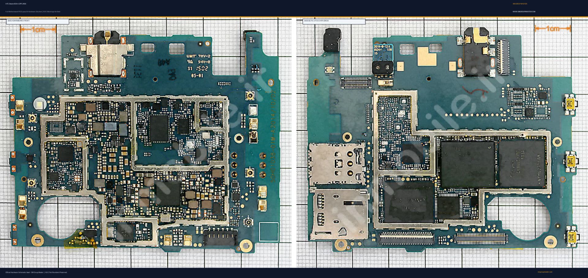 Preview image for HTC Desire 820n (OPFJ400) Hardware Solution & Motherboard Layout