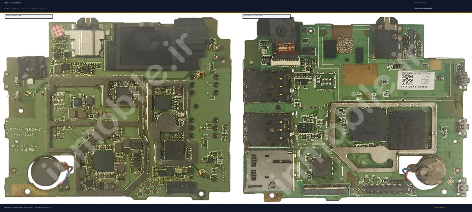 Preview image for HTC Desire 820pi (OPMG200) Hardware Solution & Motherboard Layout