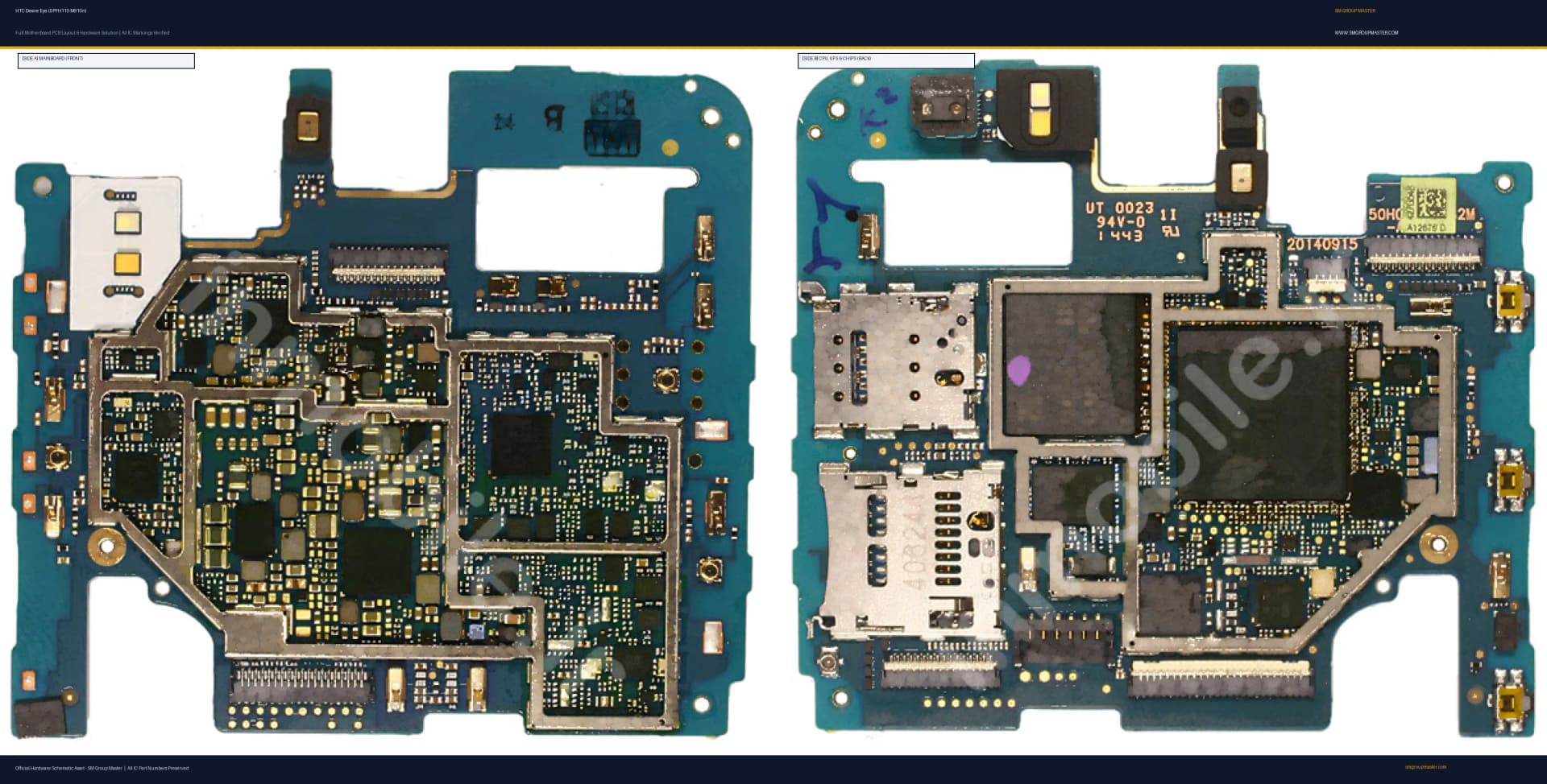 Preview image for HTC Desire Eye (0PFH110 M910n) Hardware Solution & Motherboard Layout