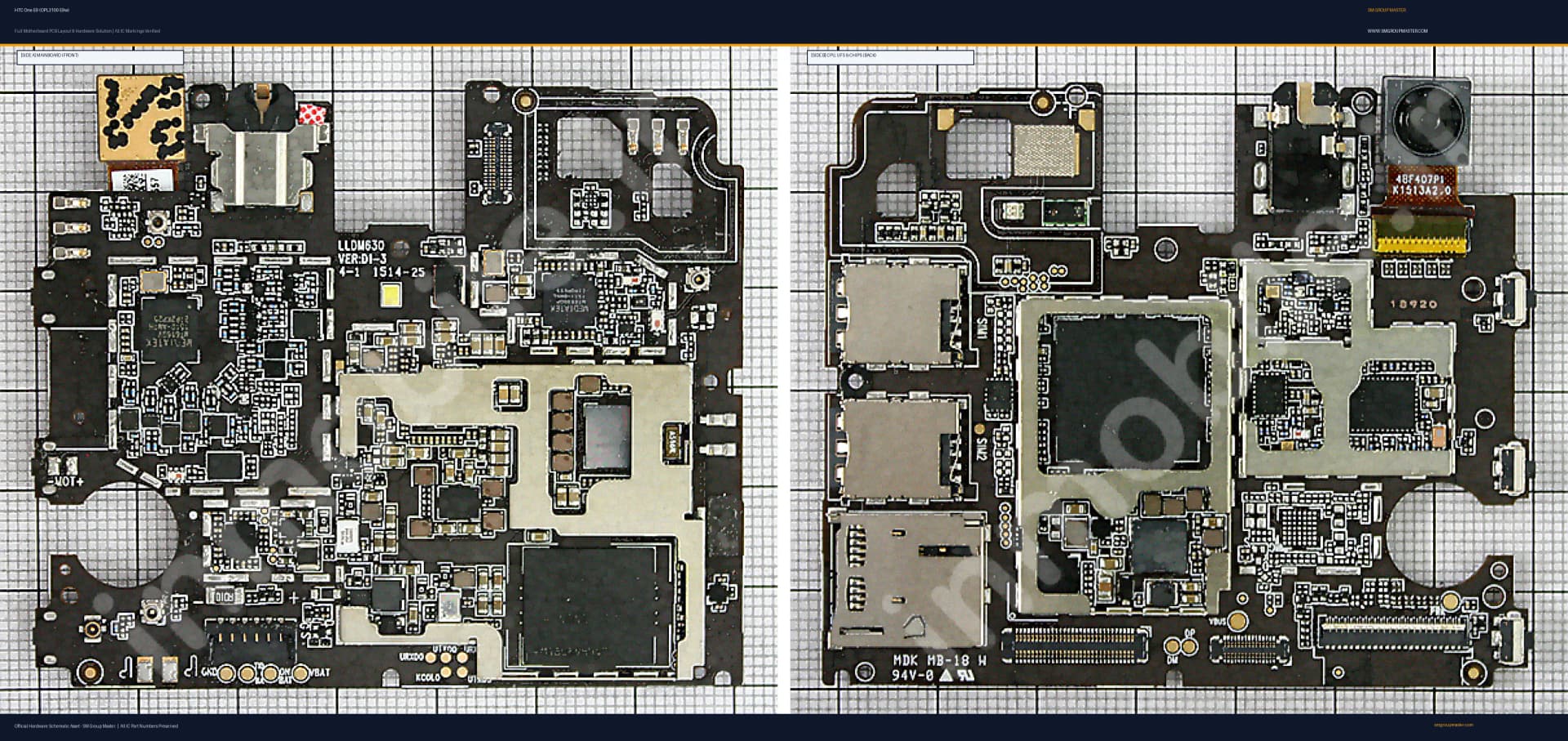 Preview image for HTC One E9 (OPL3100 E9w) Hardware Solution & Motherboard Layout