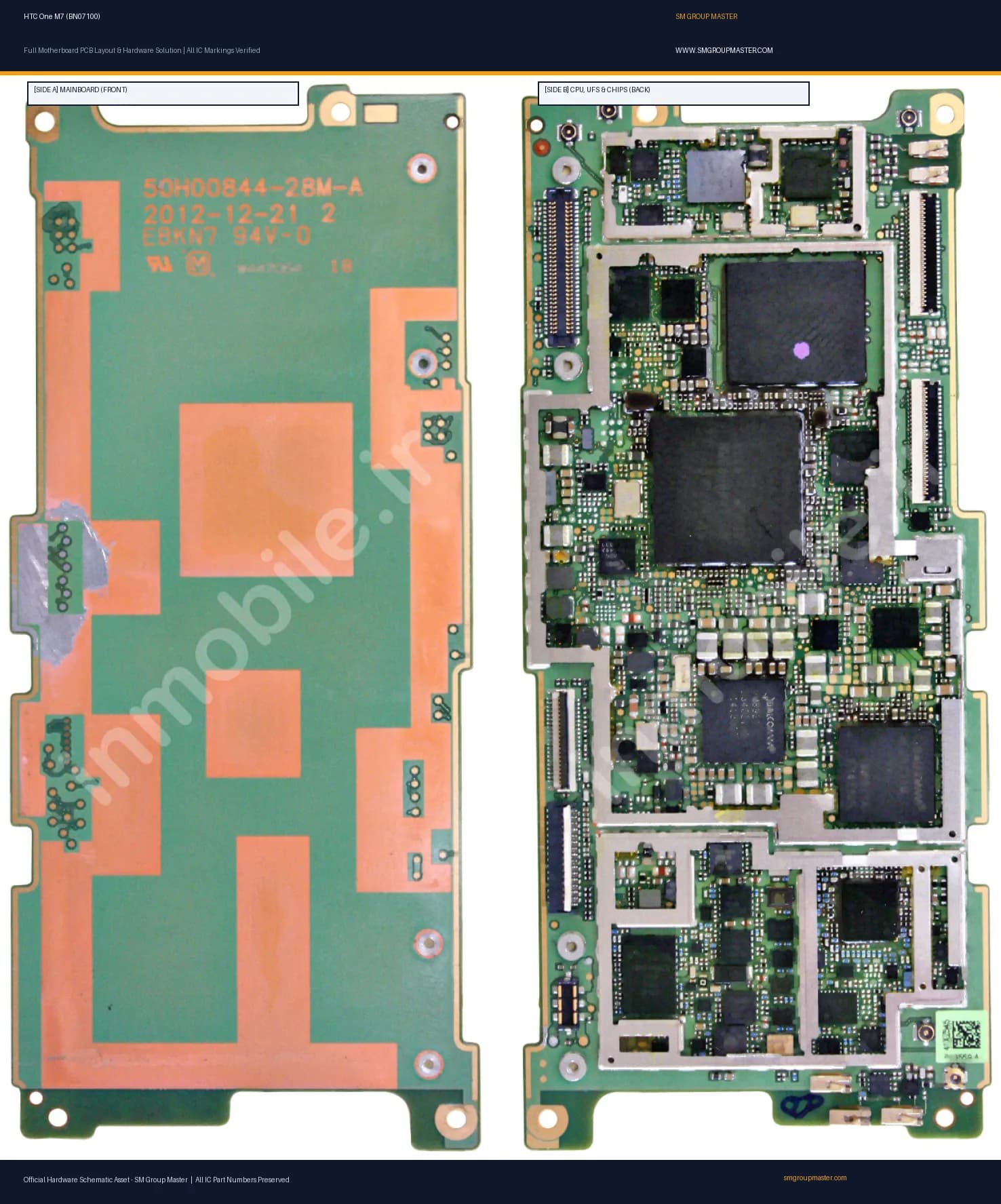 Preview image for HTC One M7 (BN07100) Hardware Solution & Motherboard Layout