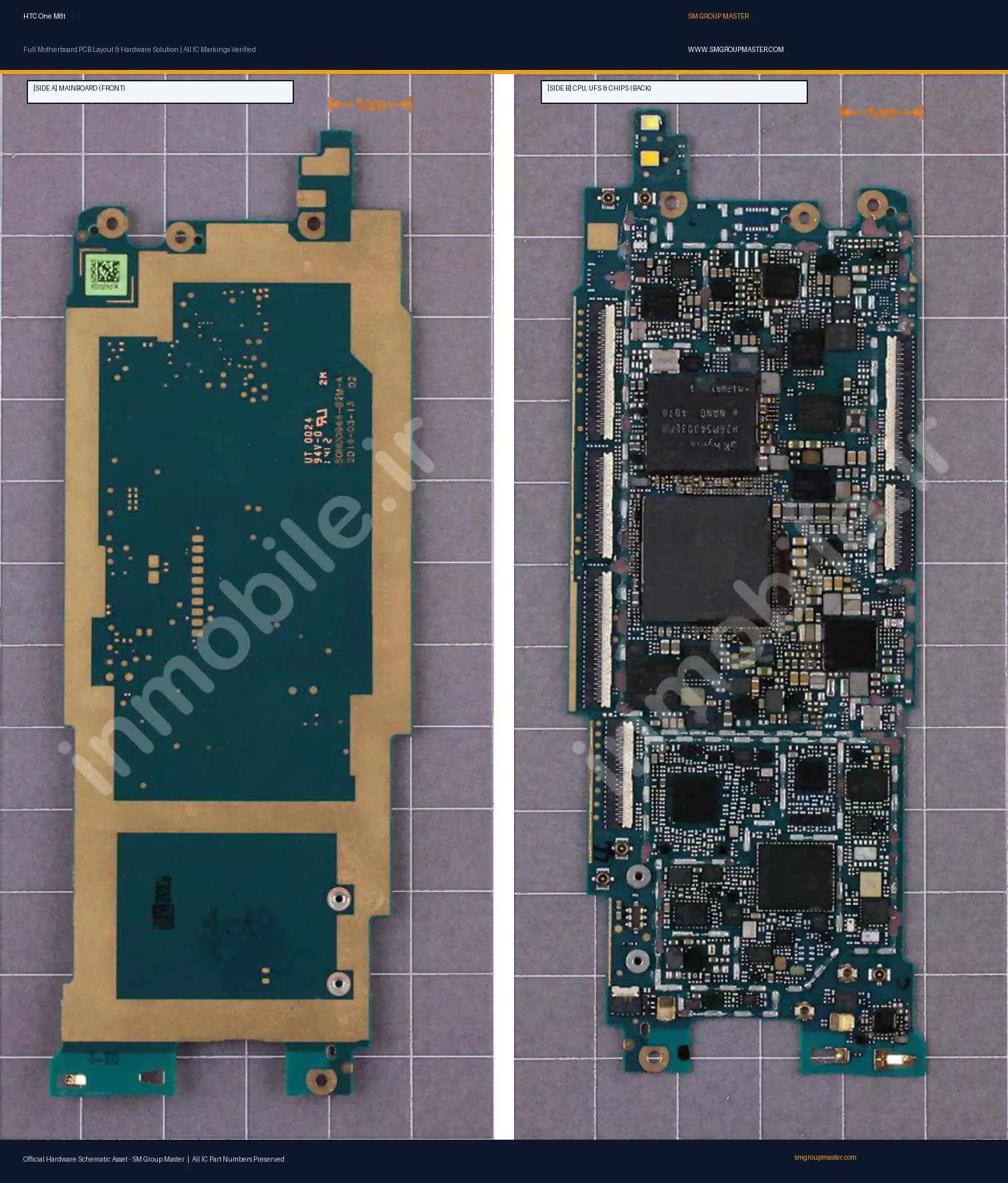 Preview image for HTC One M8t Hardware Solution & Motherboard Layout