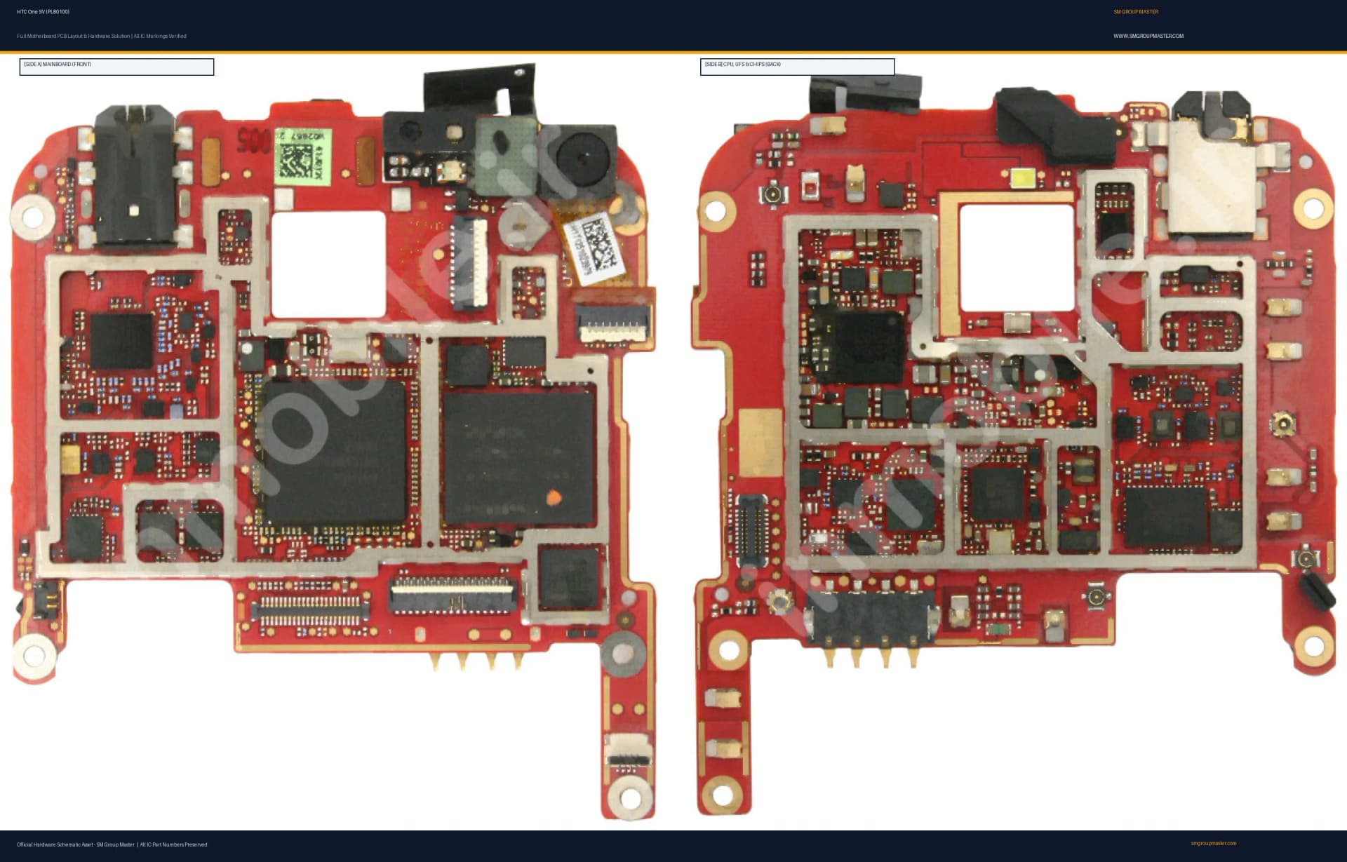 Preview image for HTC One SV (PL80100) Hardware Solution & Motherboard Layout