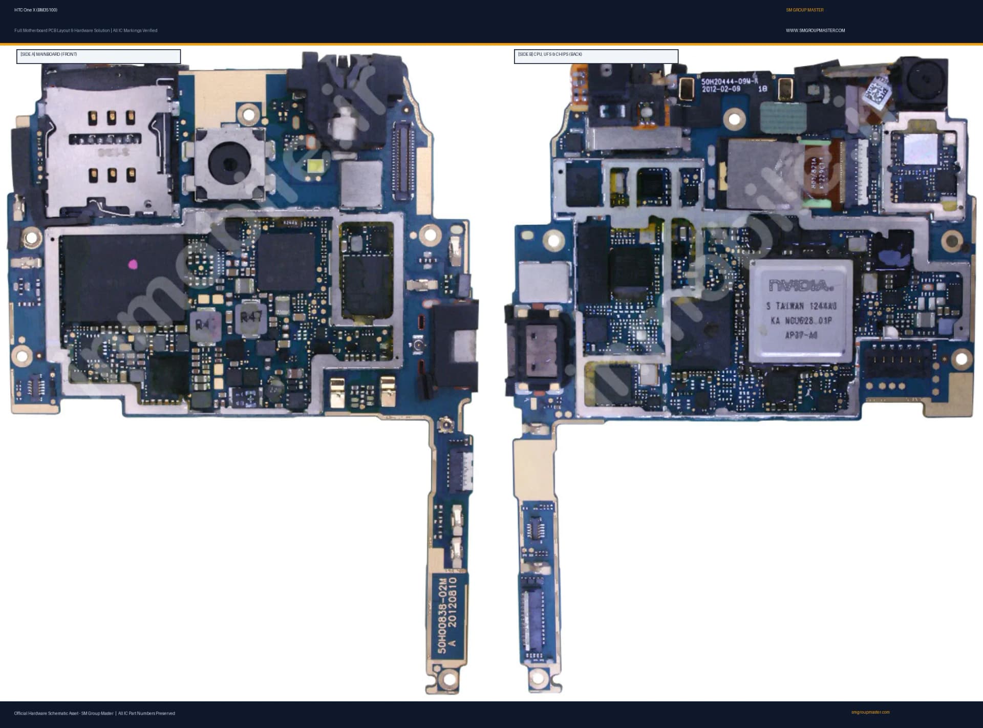 Preview image for HTC One X (BM35100) Hardware Solution & Motherboard Layout