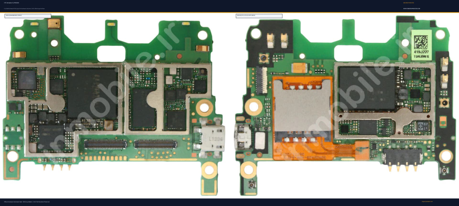 Preview image for HTC Sensation XL(PI39200) Hardware Solution & Motherboard Layout