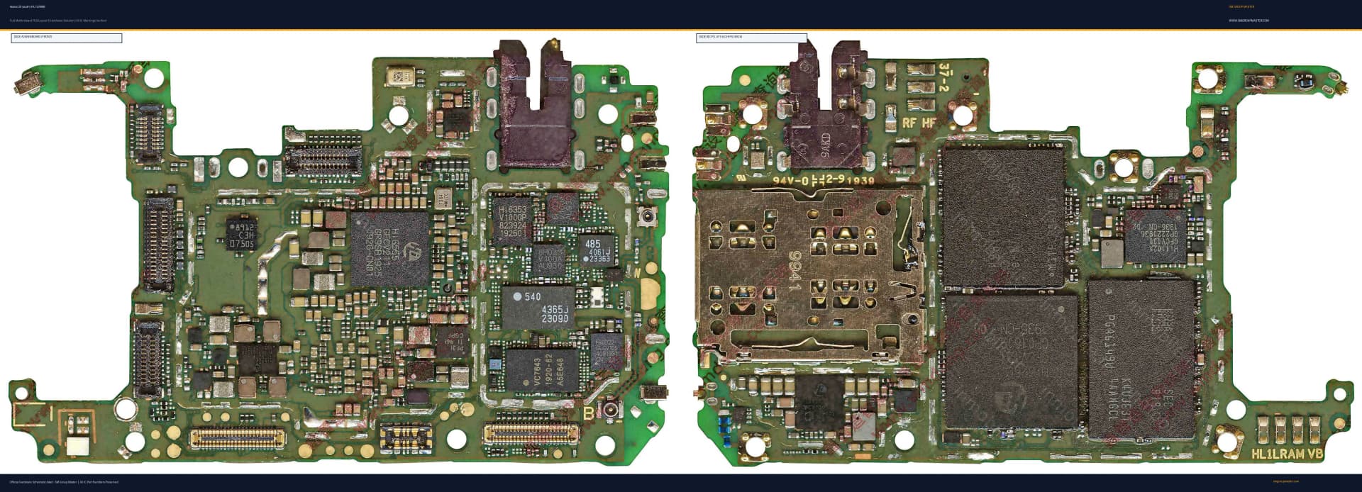 Preview image for Honor 20 youth (HL1LRAM) Hardware Solution & Motherboard Layout