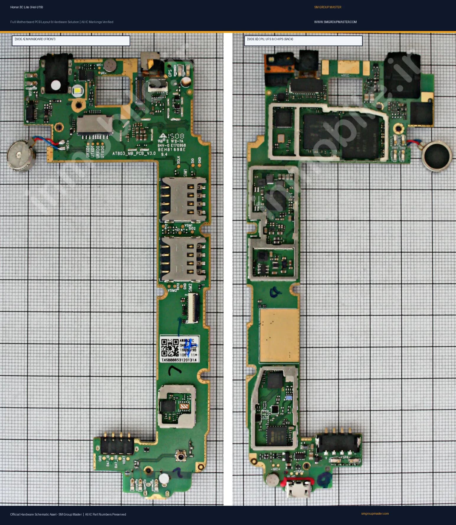 Preview image for Honor 3C Lite (Hol-U19) Hardware Solution & Motherboard Layout