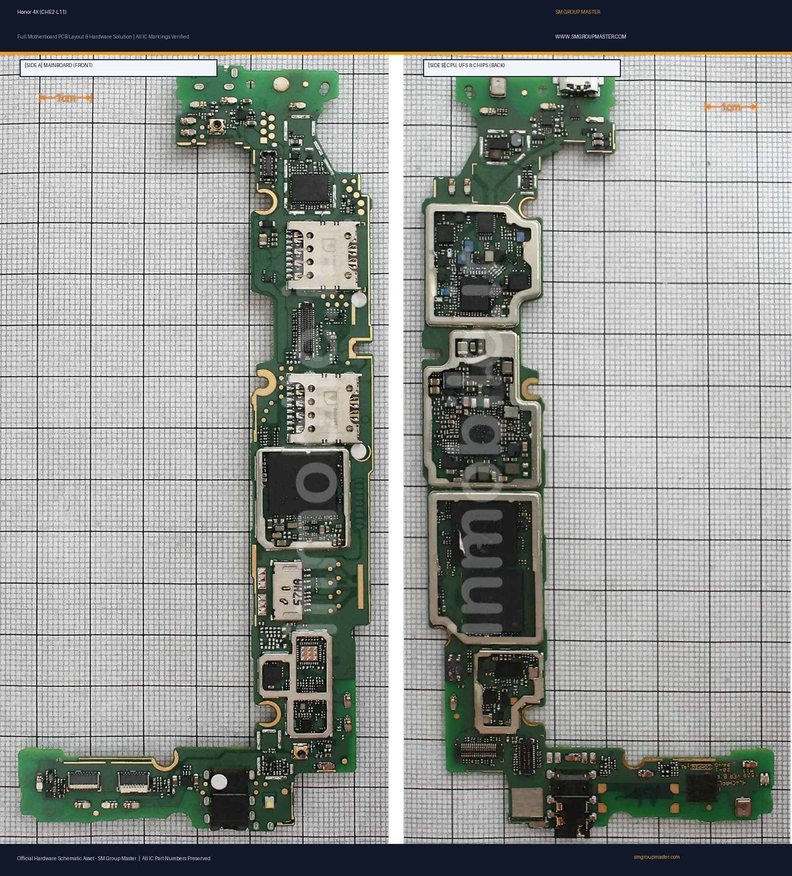 Preview image for Honor 4X (CHE2-L11) Hardware Solution & Motherboard Layout