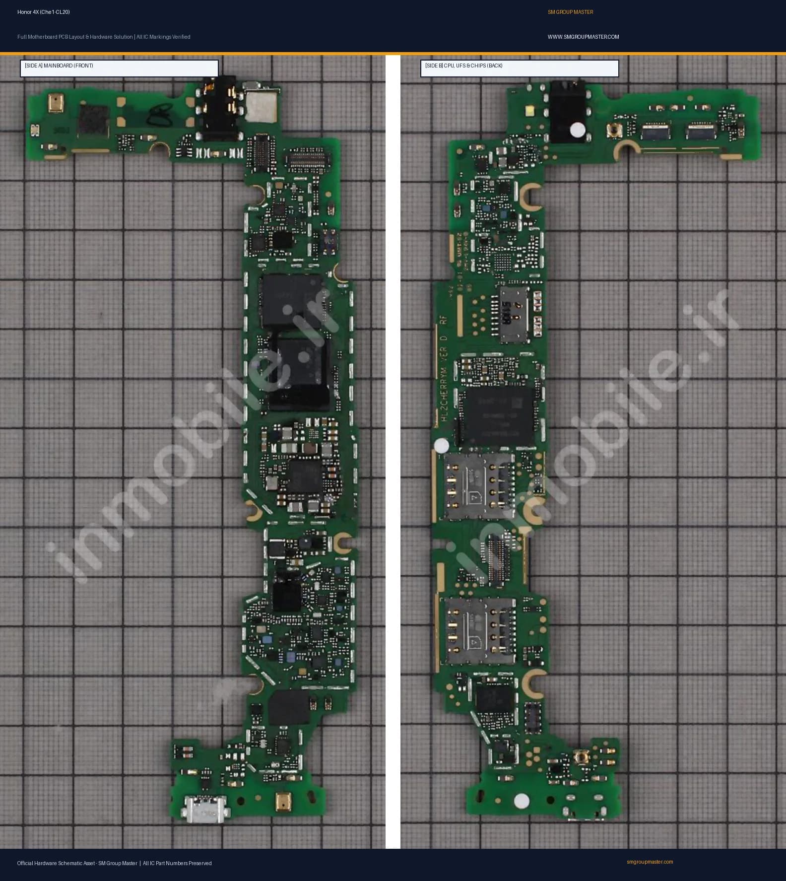 Preview image for Honor 4X (Che1-CL20) Hardware Solution & Motherboard Layout