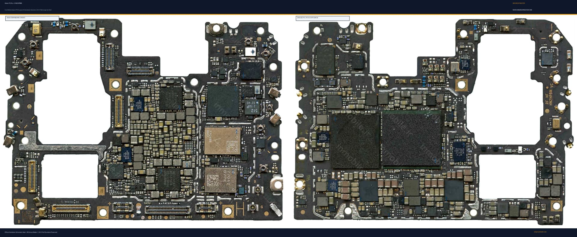 Preview image for Honor 70 Pro + (HN2HPBM) Hardware Solution & Motherboard Layout
