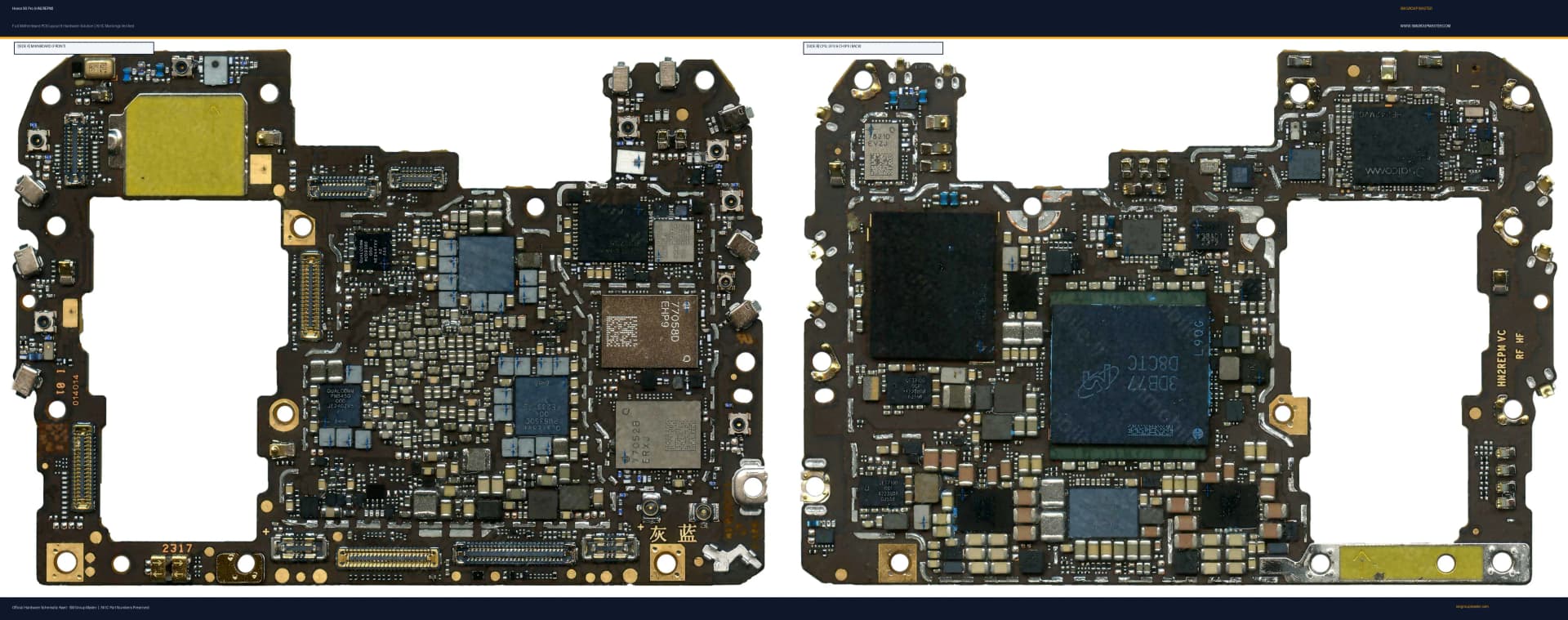 Preview image for Honor 90 Pro (HN2REPM) Hardware Solution & Motherboard Layout