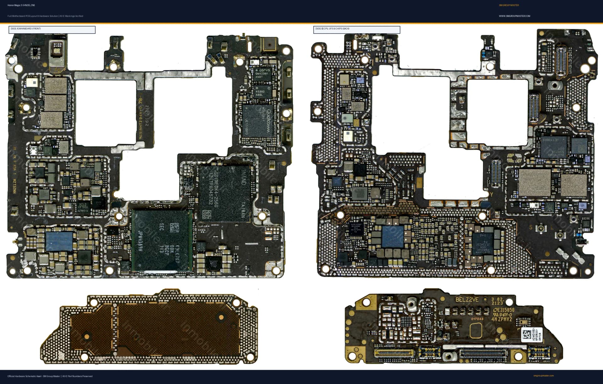 Preview image for Honor Magic 3 (HN2ELZM) Hardware Solution & Motherboard Layout