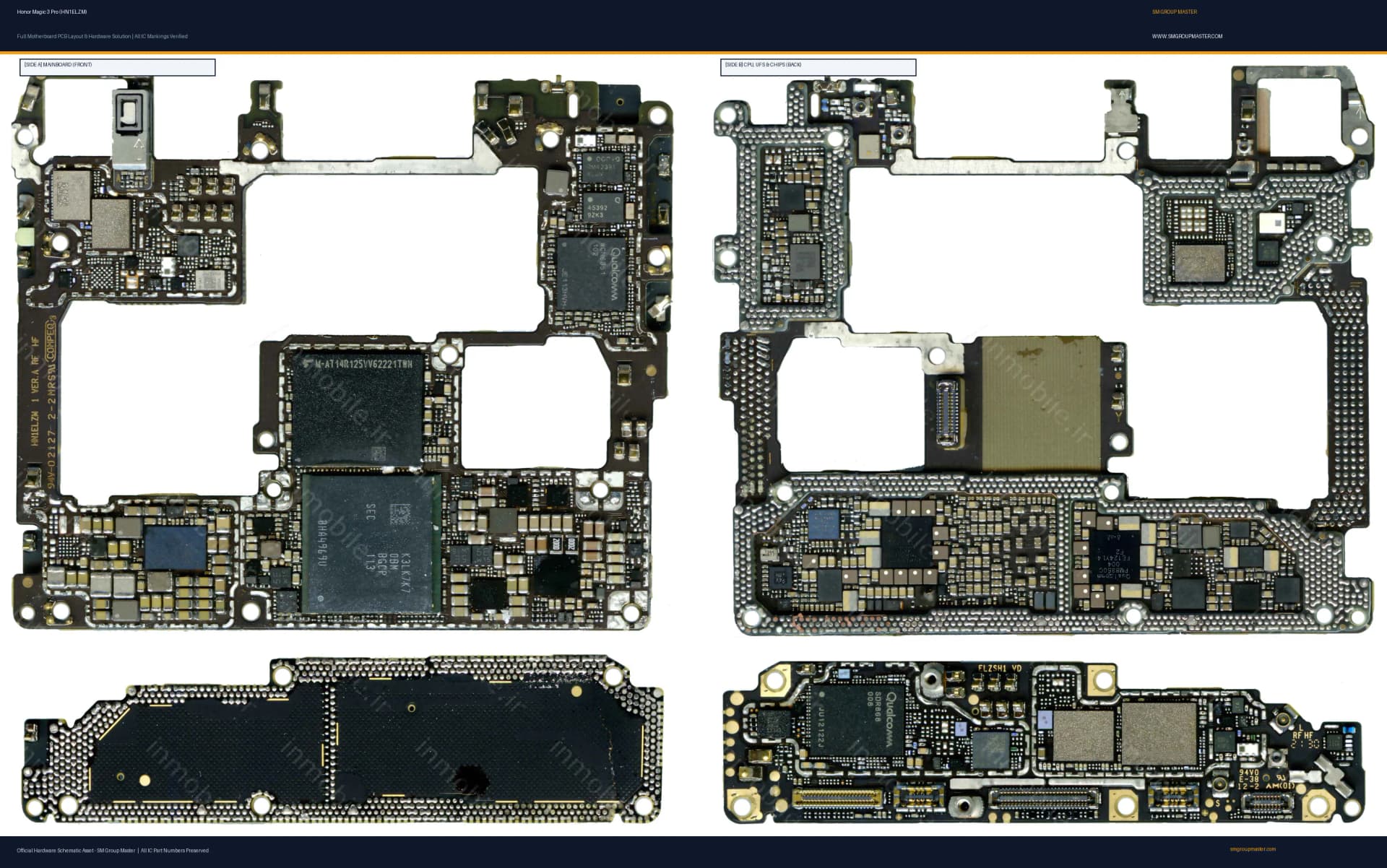 Preview image for Honor Magic 3 Pro (HN1ELZM) Hardware Solution & Motherboard Layout