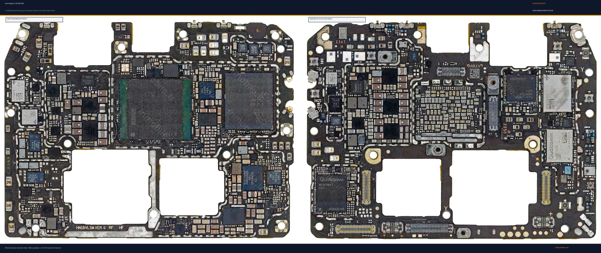 Preview image for Honor Magic 6 (HN1BVLSM) Hardware Solution & Motherboard Layout