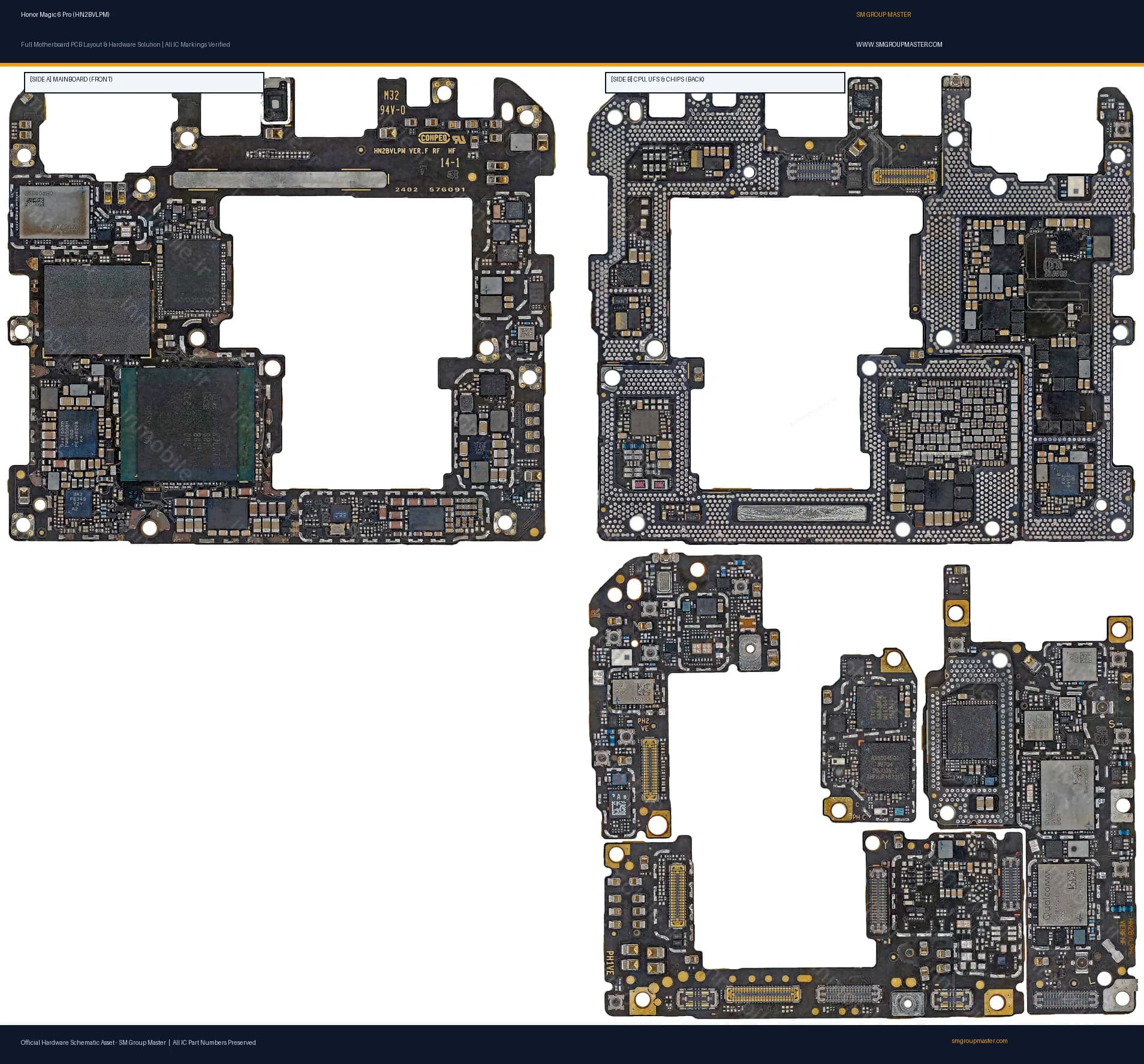 Preview image for Honor Magic 6 Pro (HN2BVLPM) Hardware Solution & Motherboard Layout