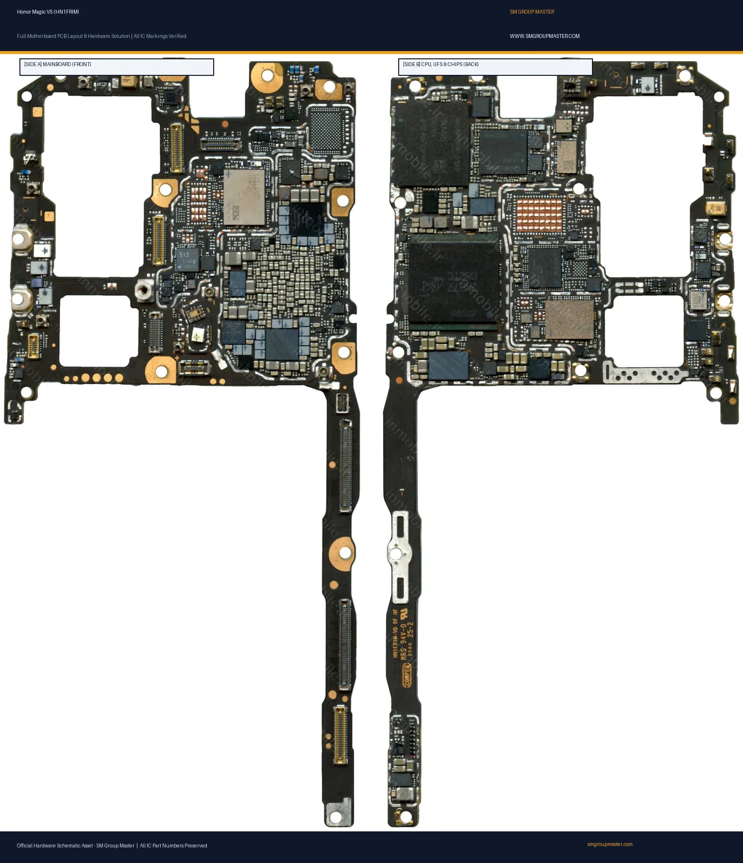 Preview image for Honor Magic VS (HN1FRIM) Hardware Solution & Motherboard Layout