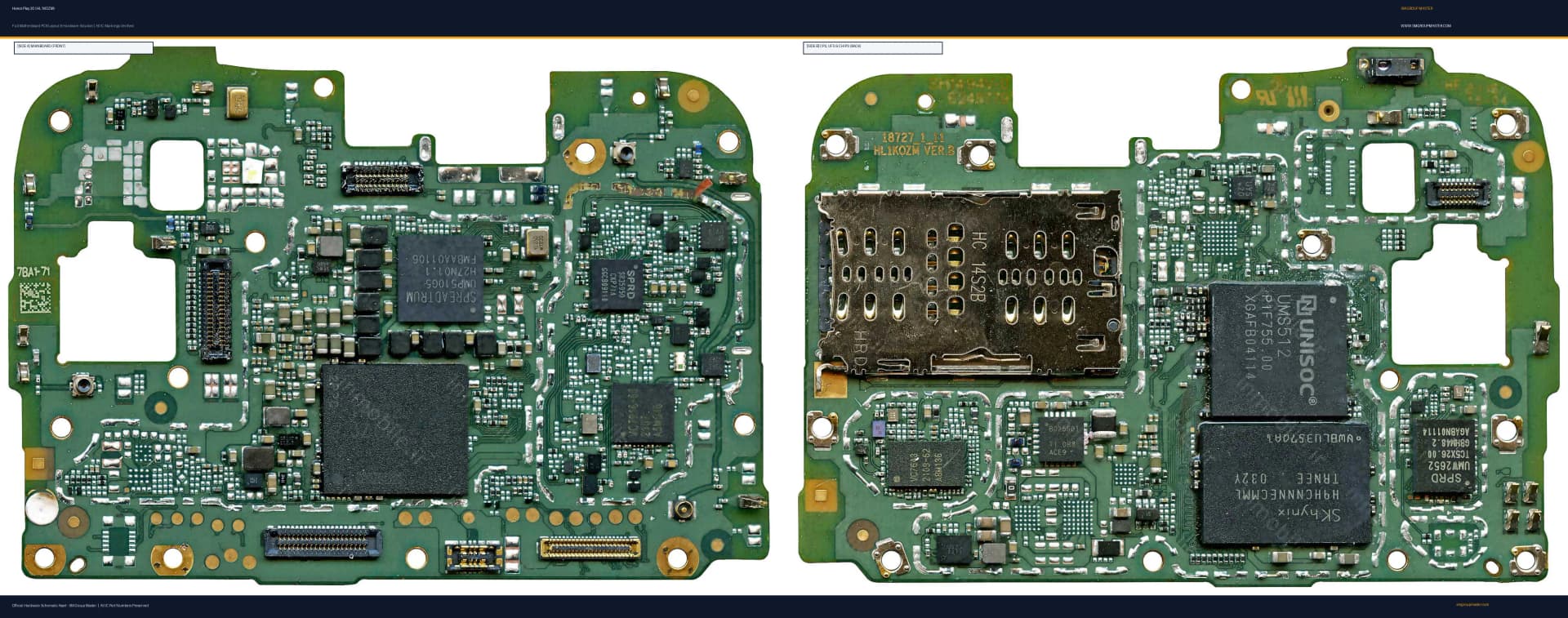 Preview image for Honor Play 20 (HL1KOZM) Hardware Solution & Motherboard Layout
