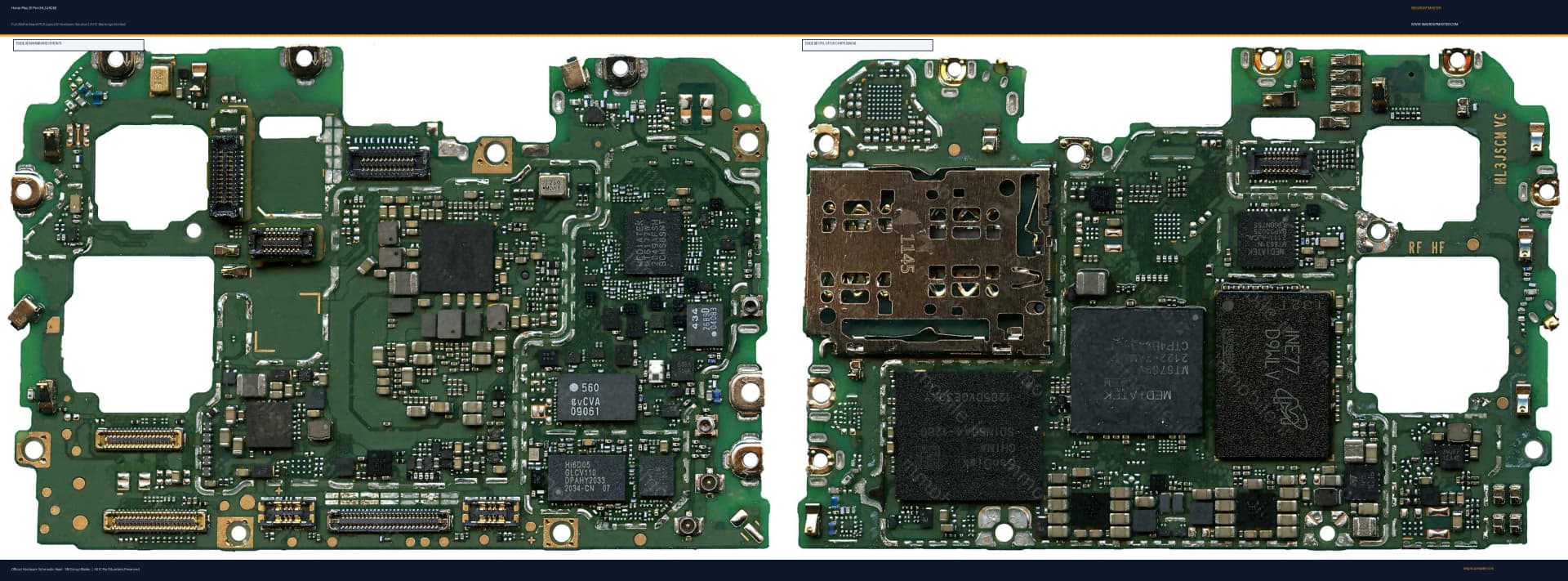 Preview image for Honor Play 20 Pro (HL3JSCM) Hardware Solution & Motherboard Layout