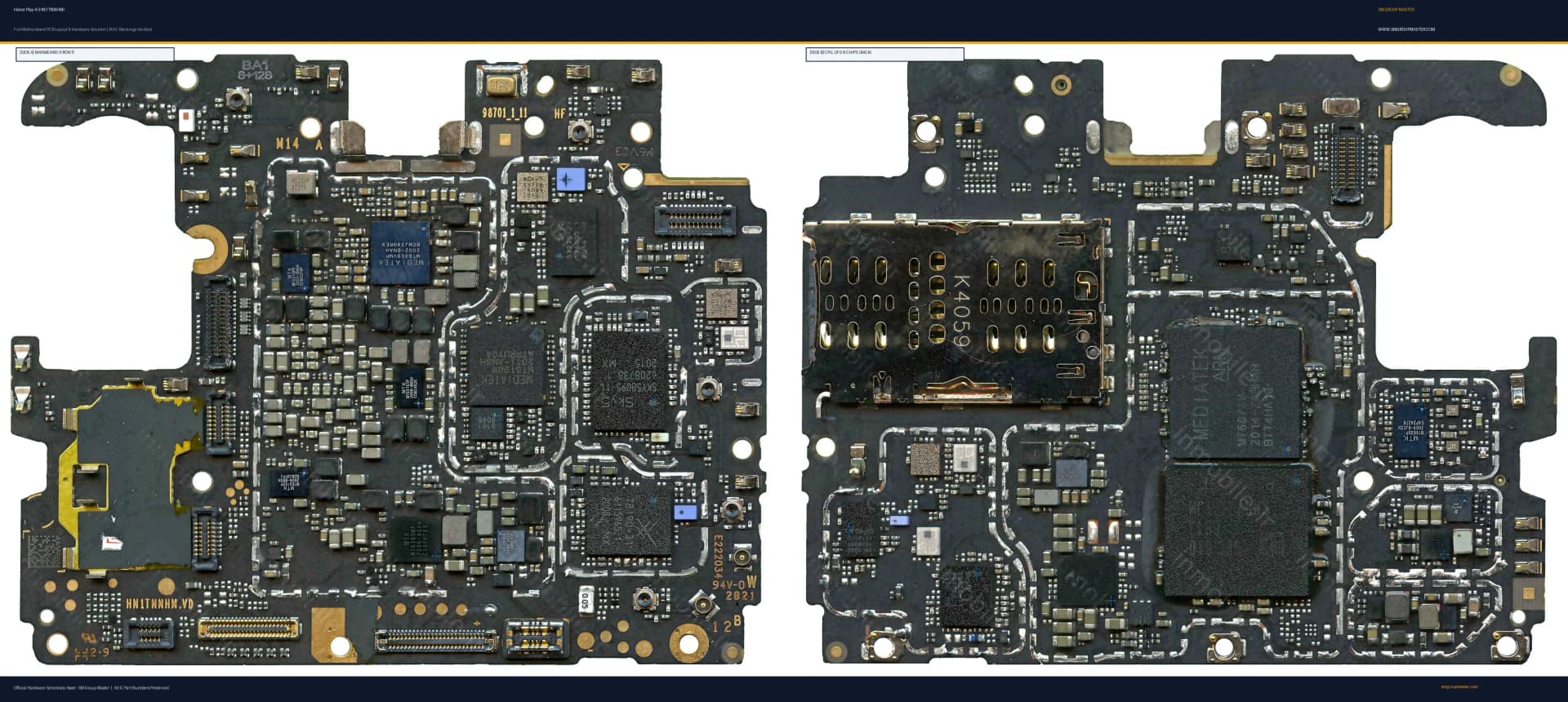 Preview image for Honor Play 4 (HN1TNNHM) Hardware Solution & Motherboard Layout