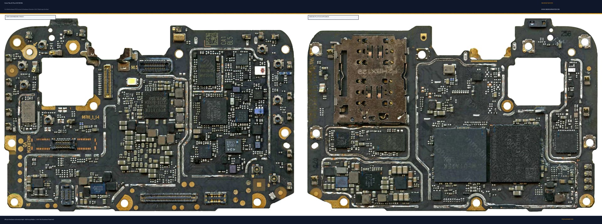 Preview image for Honor Play 40 Plus (HN1RKYM) Hardware Solution & Motherboard Layout