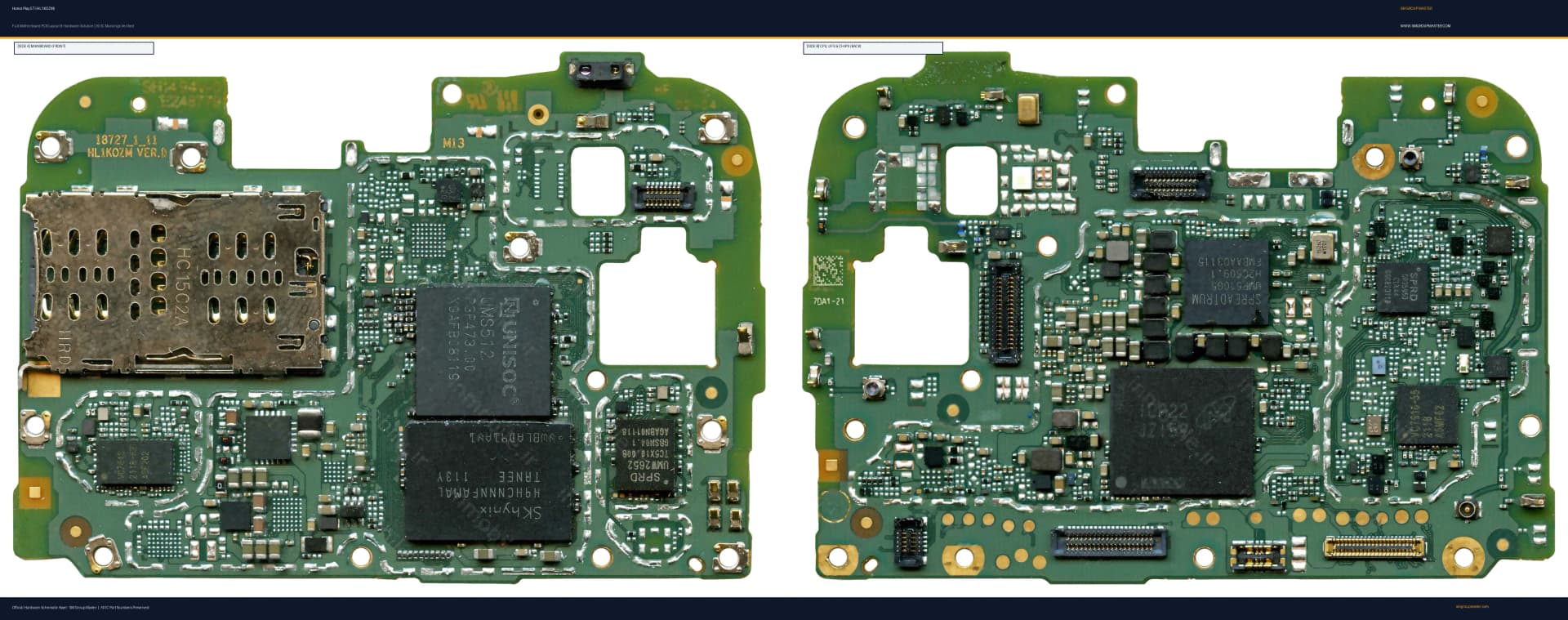 Preview image for Honor Play 5T (HL1KOZM) Hardware Solution & Motherboard Layout