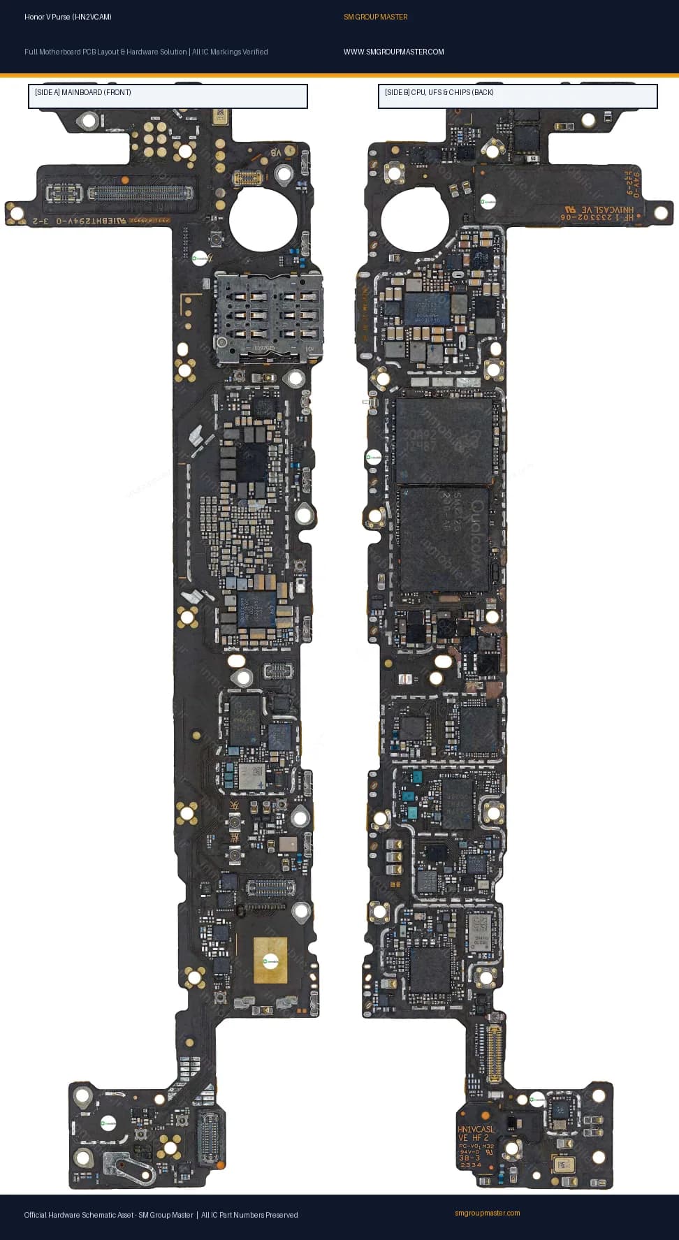 Preview image for Honor V Purse (HN2VCAM) Hardware Solution & Motherboard Layout