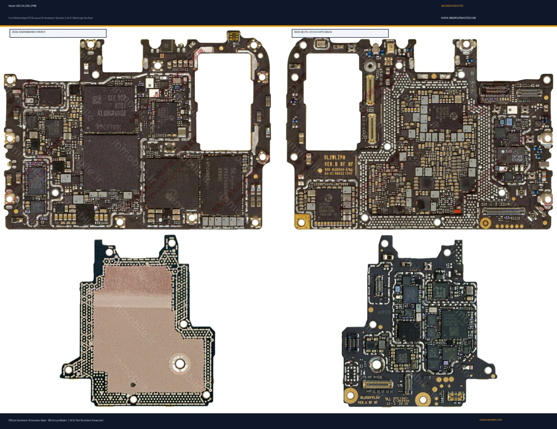 Preview image for Honor V30 (HL2WLZPM) Hardware Solution & Motherboard Layout