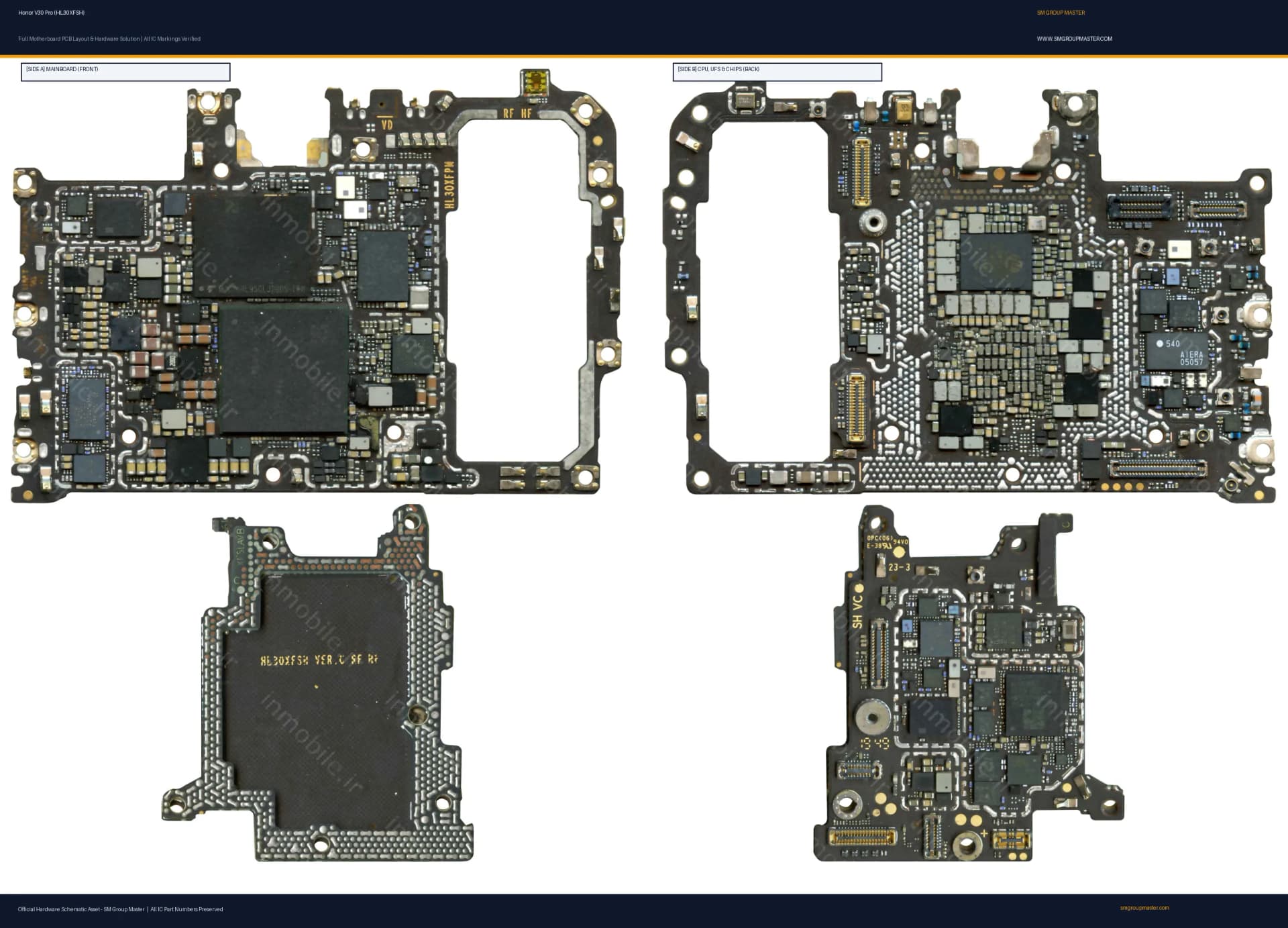 Preview image for Honor V30 Pro (HL30XFSH) Hardware Solution & Motherboard Layout