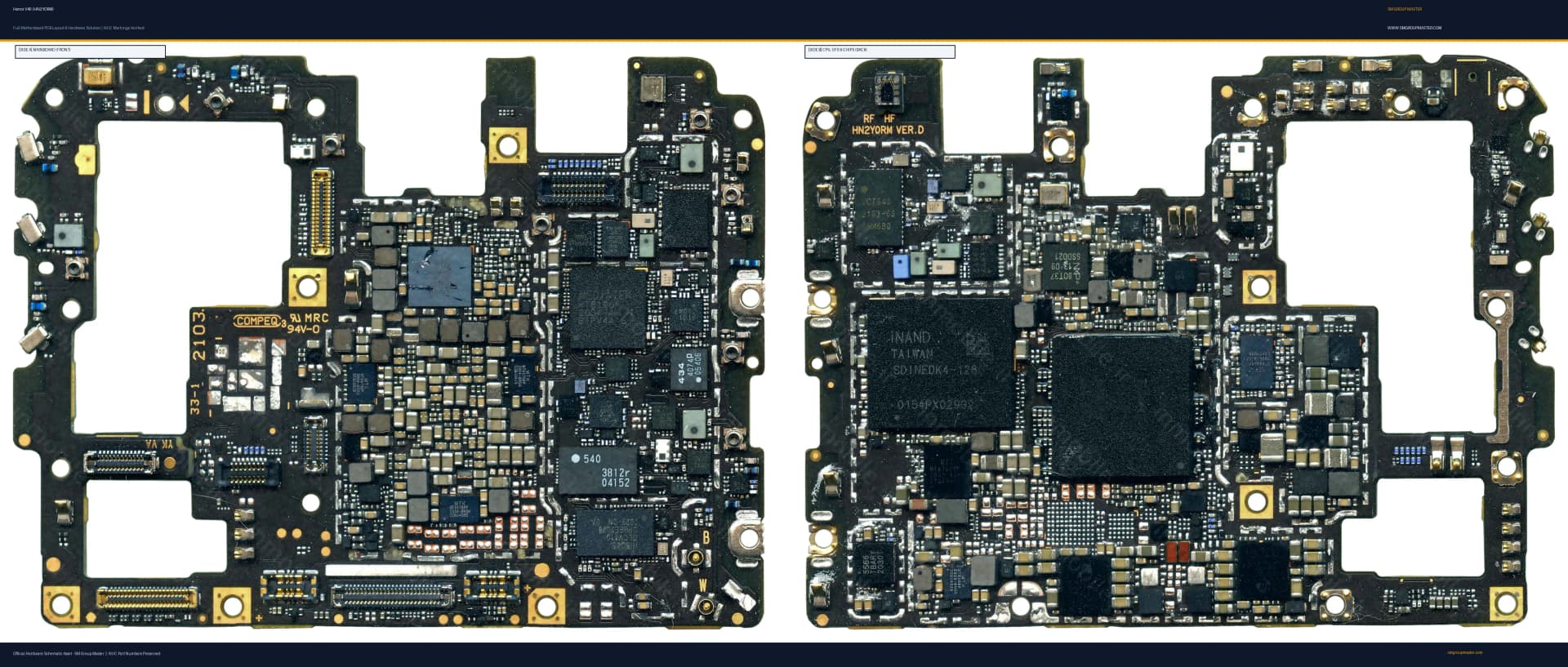 Preview image for Honor V40 (HN2YORM) Hardware Solution & Motherboard Layout