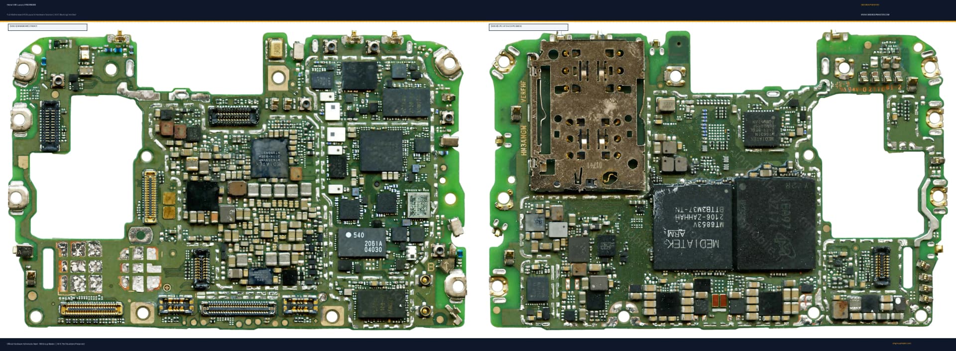 Preview image for Honor V40 Luxury (HN3ANGM) Hardware Solution & Motherboard Layout