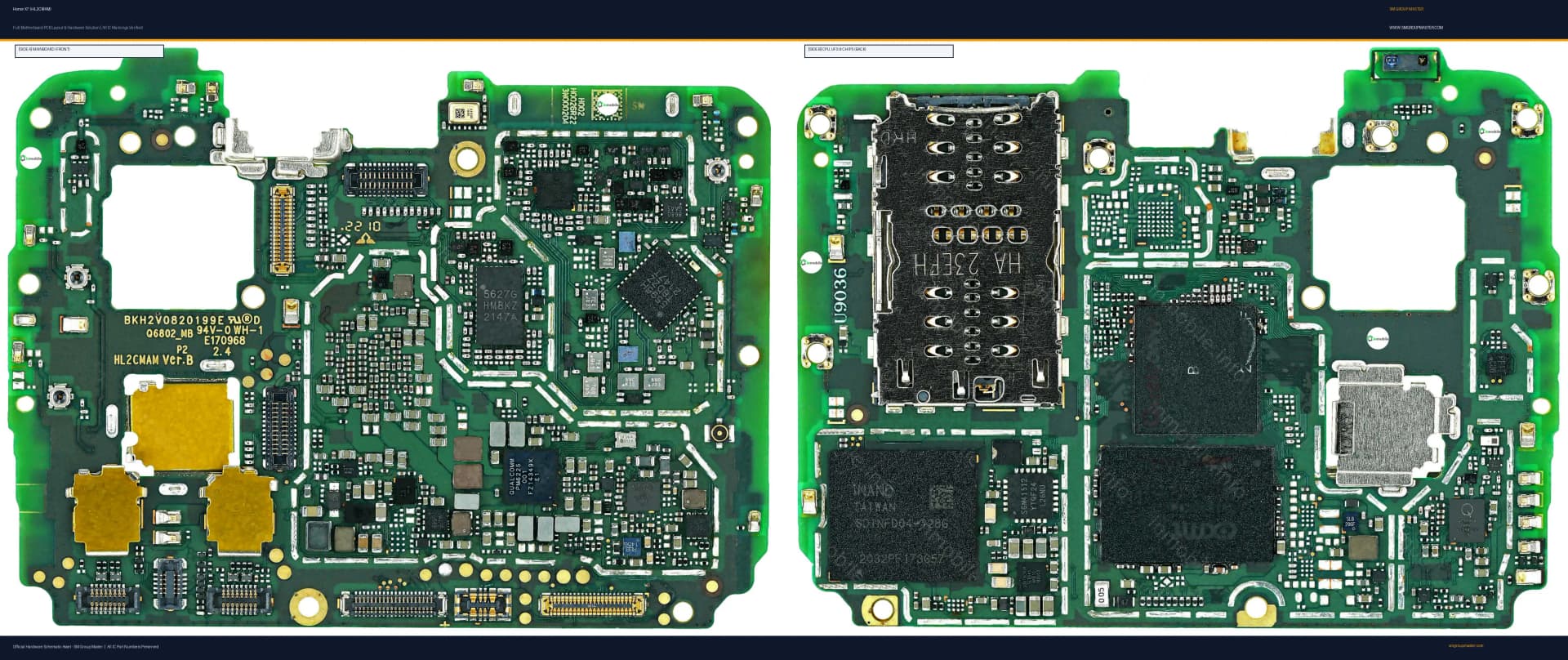 Preview image for Honor X7 (HL2CMAM) Hardware Solution & Motherboard Layout