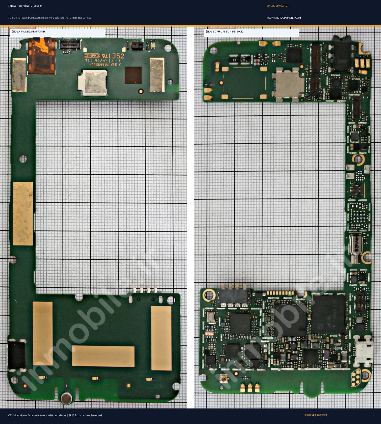 Preview image for Huawei Ascend G510 (U8951) Hardware Solution & Motherboard Layout