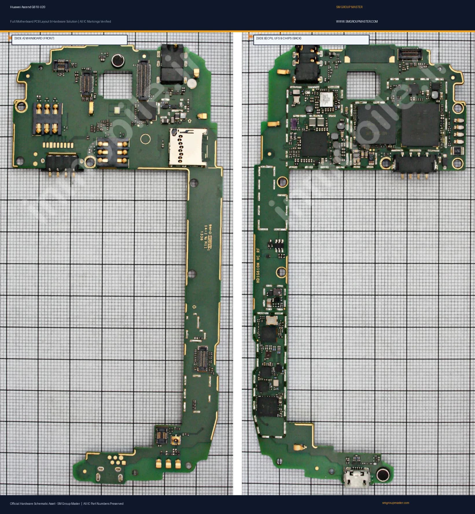 Preview image for Huawei Ascend G610-U20 Hardware Solution & Motherboard Layout