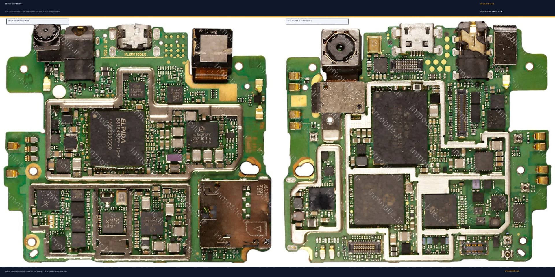 Preview image for Huawei Ascend P2 6011 Hardware Solution & Motherboard Layout