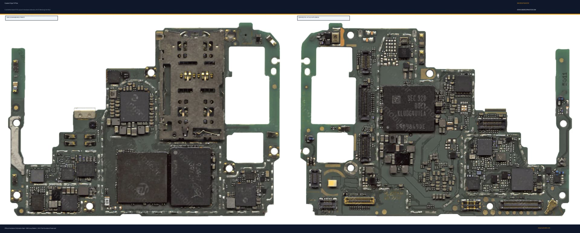 Preview image for Huawei Enjoy 10 Plus Hardware Solution & Motherboard Layout