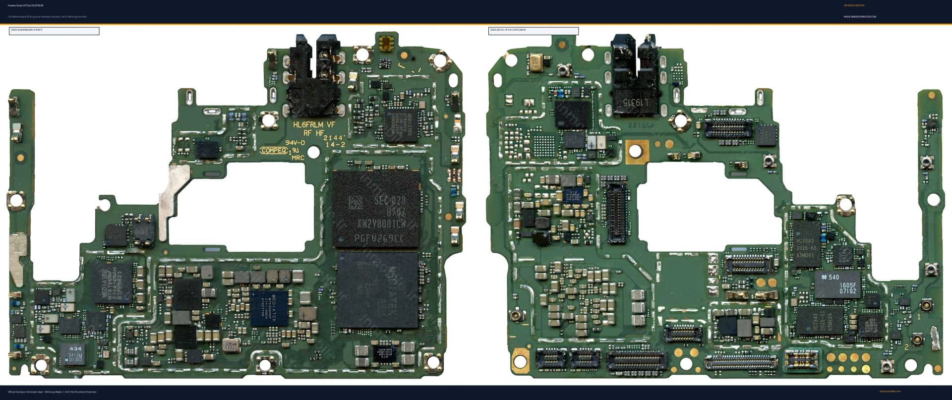 Preview image for Huawei Enjoy 20 Plus (HL6FRLM) Hardware Solution & Motherboard Layout
