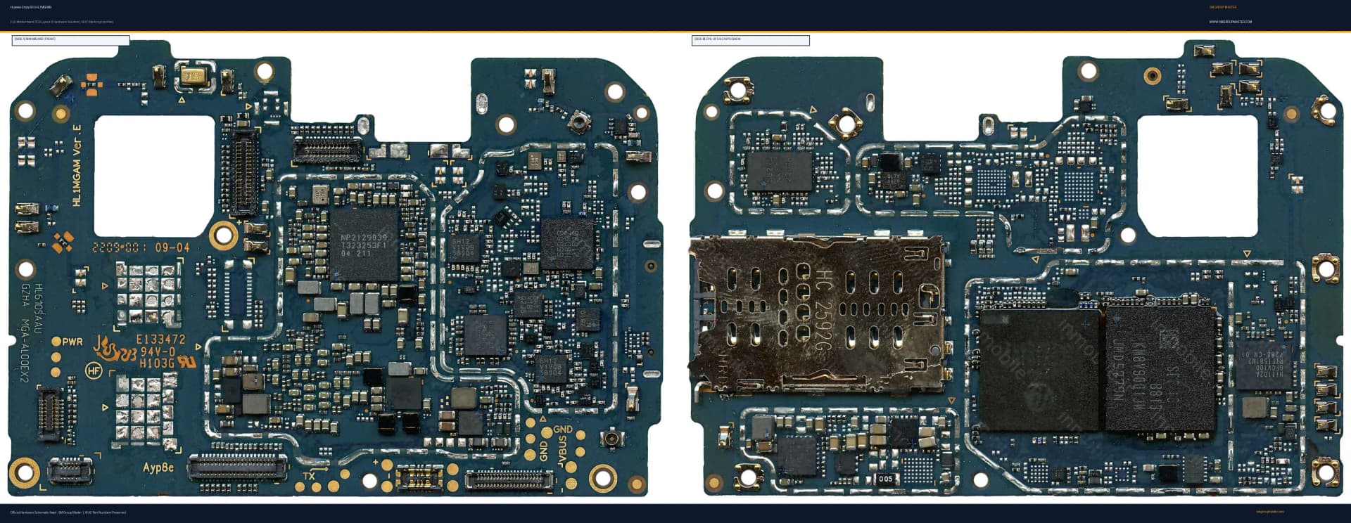 Preview image for Huawei Enjoy 50 (HL1MGAM) Hardware Solution & Motherboard Layout