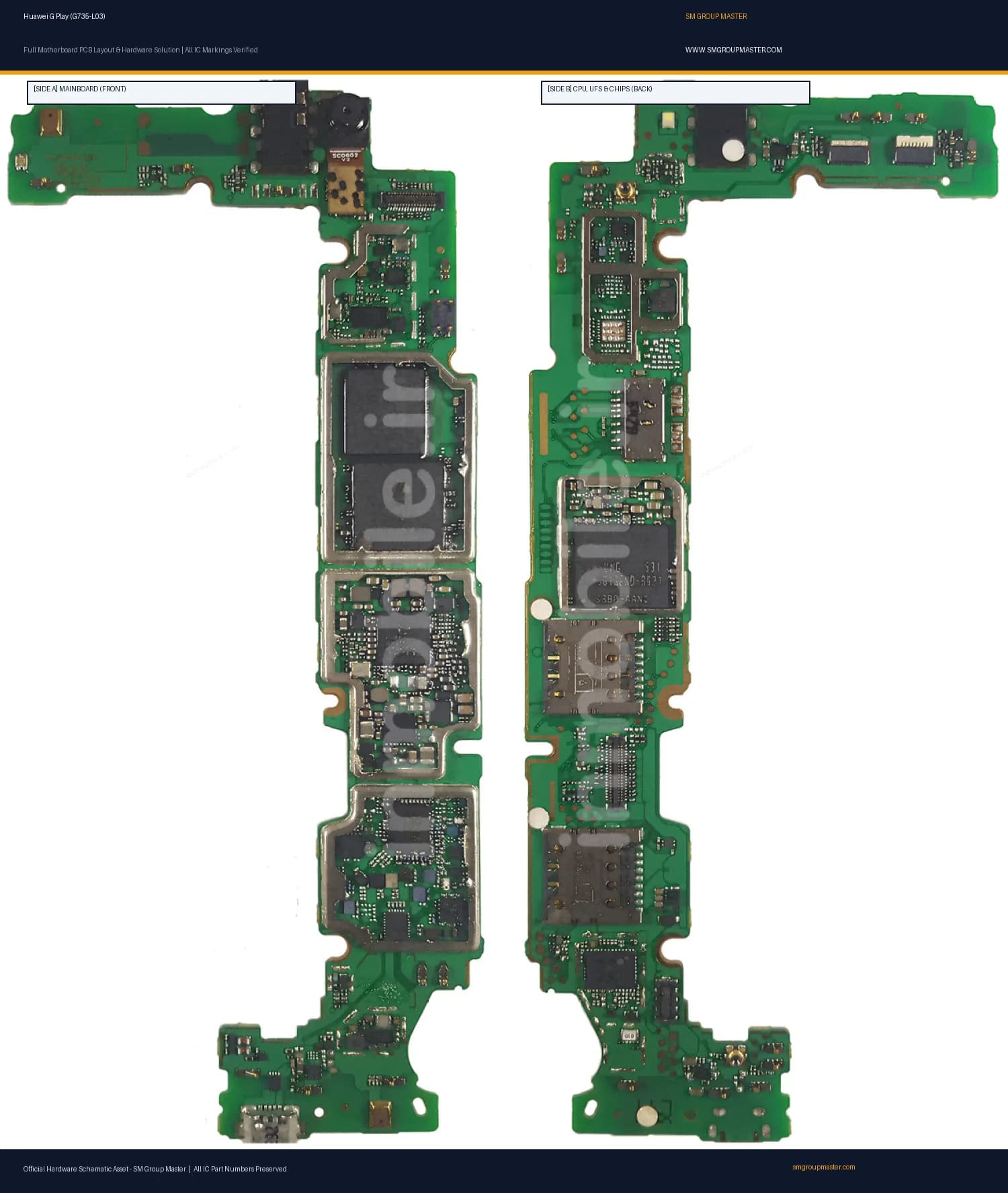 Preview image for Huawei G Play (G735-L03) Hardware Solution & Motherboard Layout