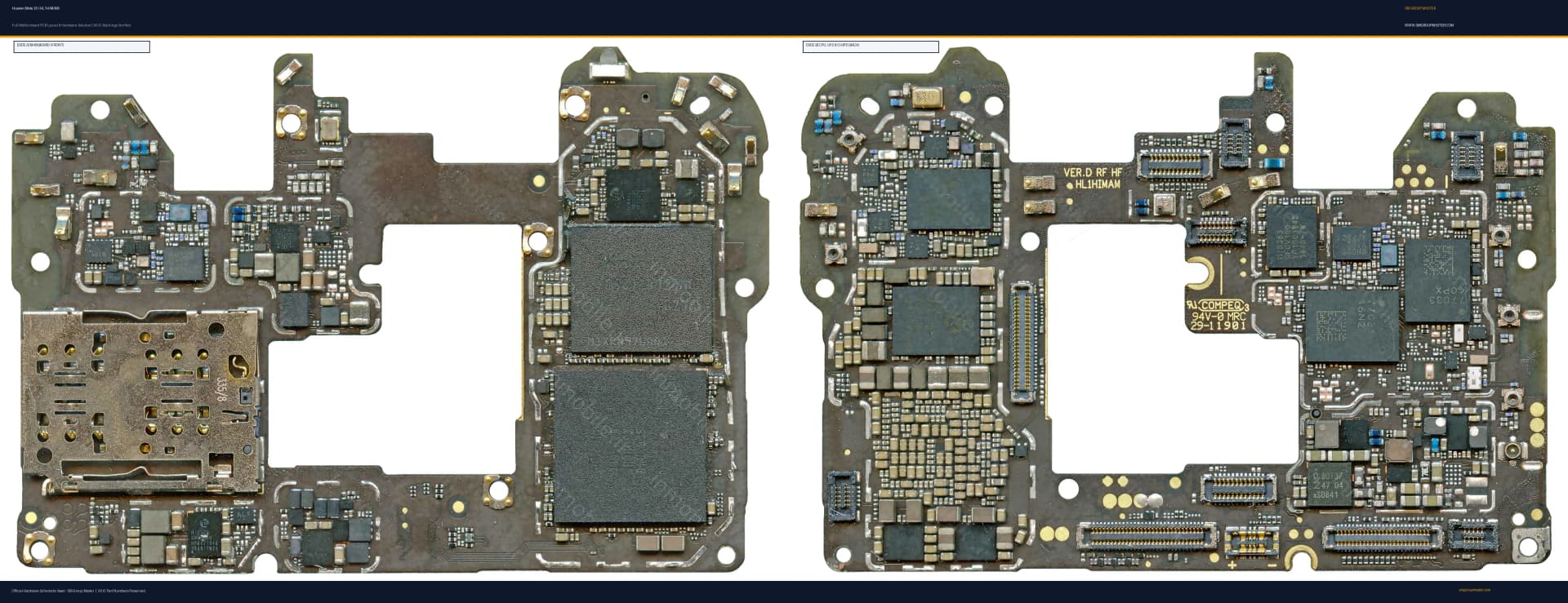 Preview image for Huawei Mate 20 (HL1HIMAM) Hardware Solution & Motherboard Layout