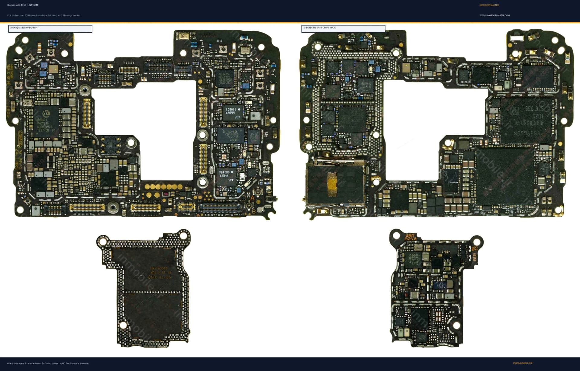Preview image for Huawei Mate 30 5G (HN1TASM) Hardware Solution & Motherboard Layout