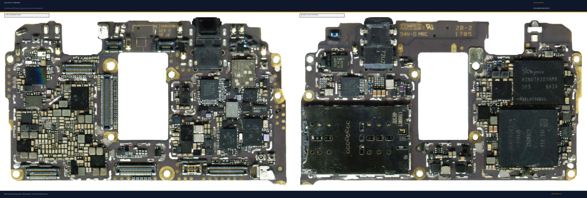 Preview image for Huawei Mate 9 (HLIAMHAMM) Hardware Solution & Motherboard Layout