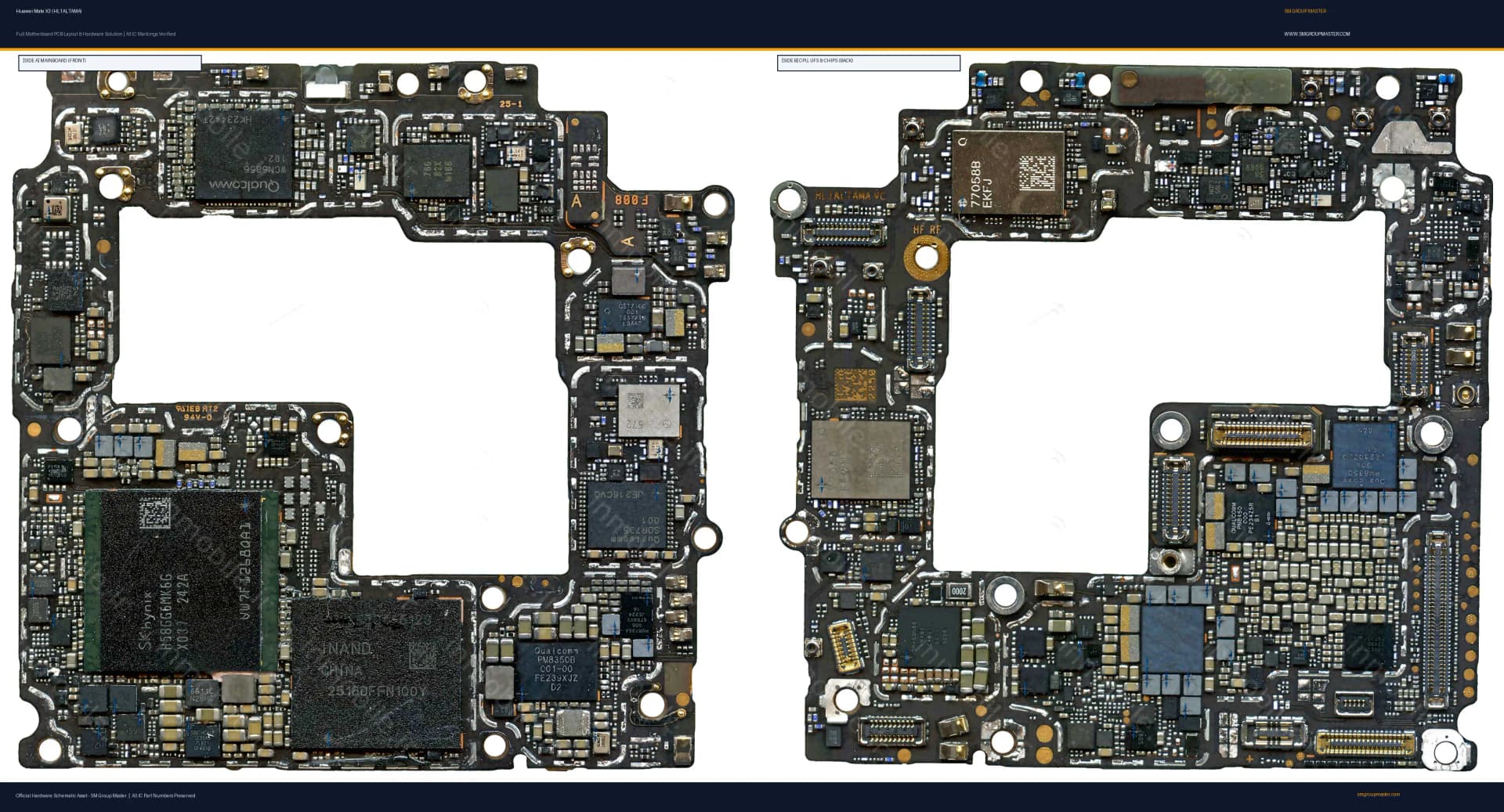 Preview image for Huawei Mate X3 (HL1ALTAMA) Hardware Solution & Motherboard Layout