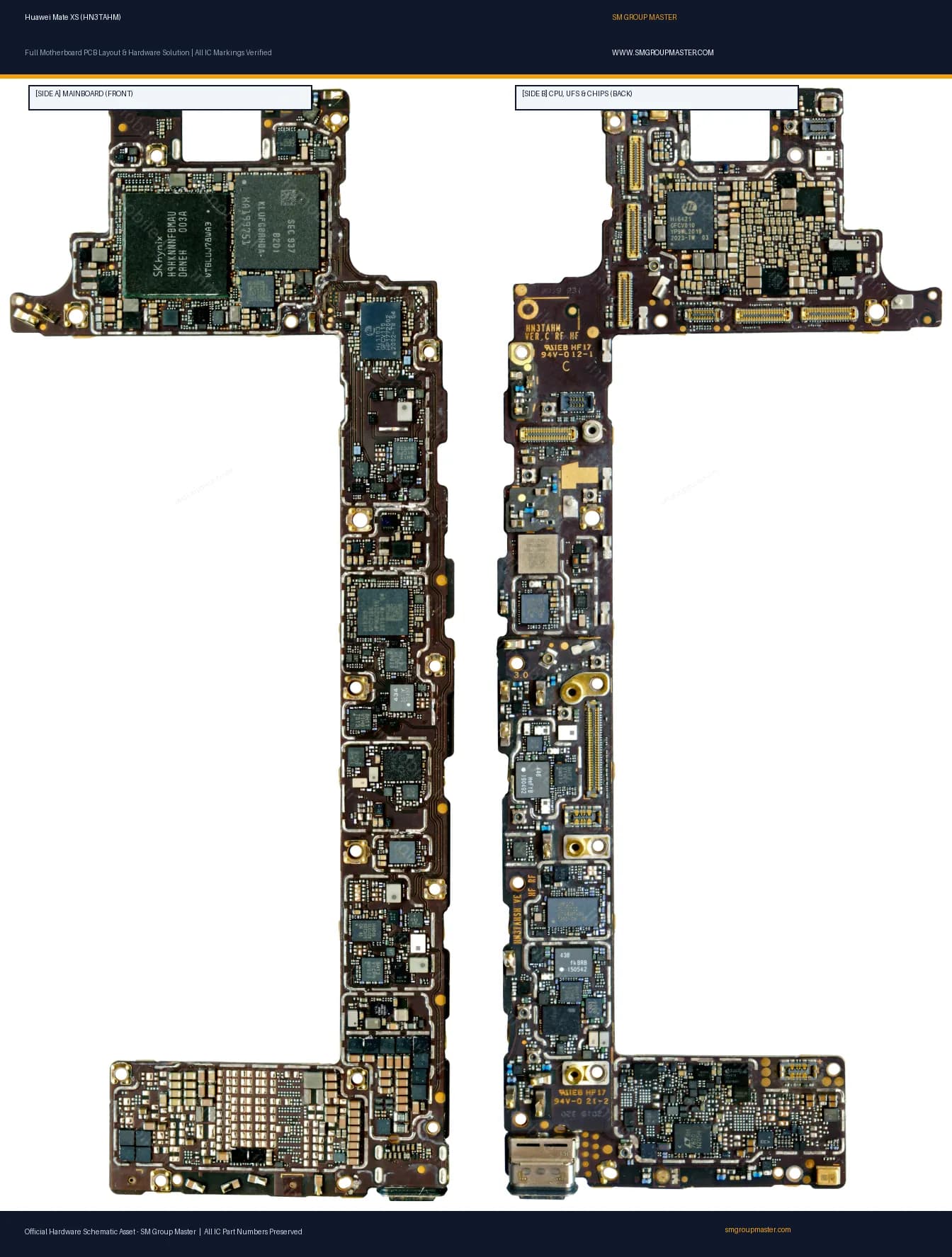 Preview image for Huawei Mate XS (HN3TAHM) Hardware Solution & Motherboard Layout