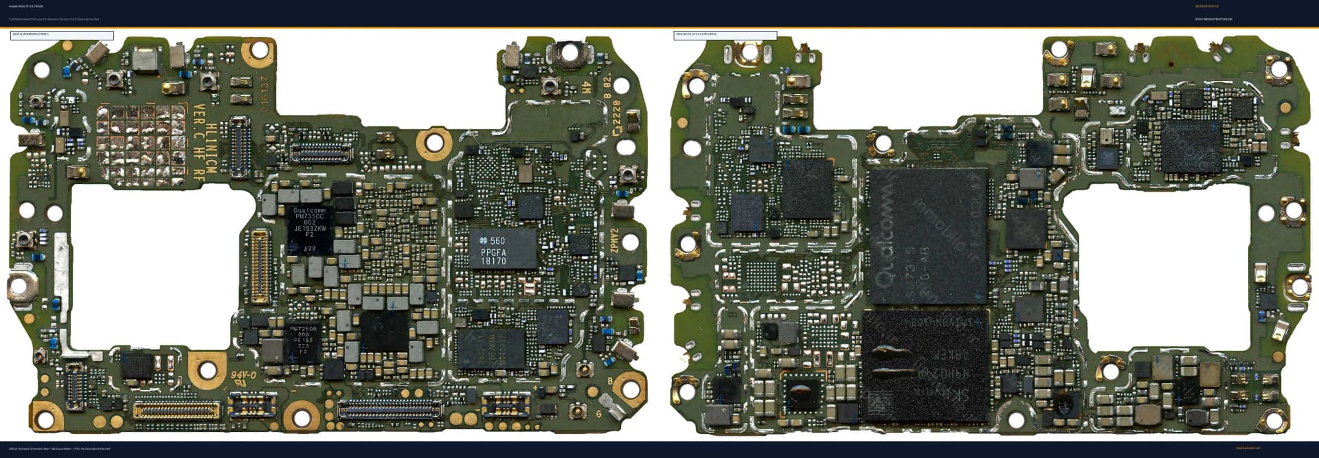 Preview image for Huawei Nova 10 (HL1NICM) Hardware Solution & Motherboard Layout
